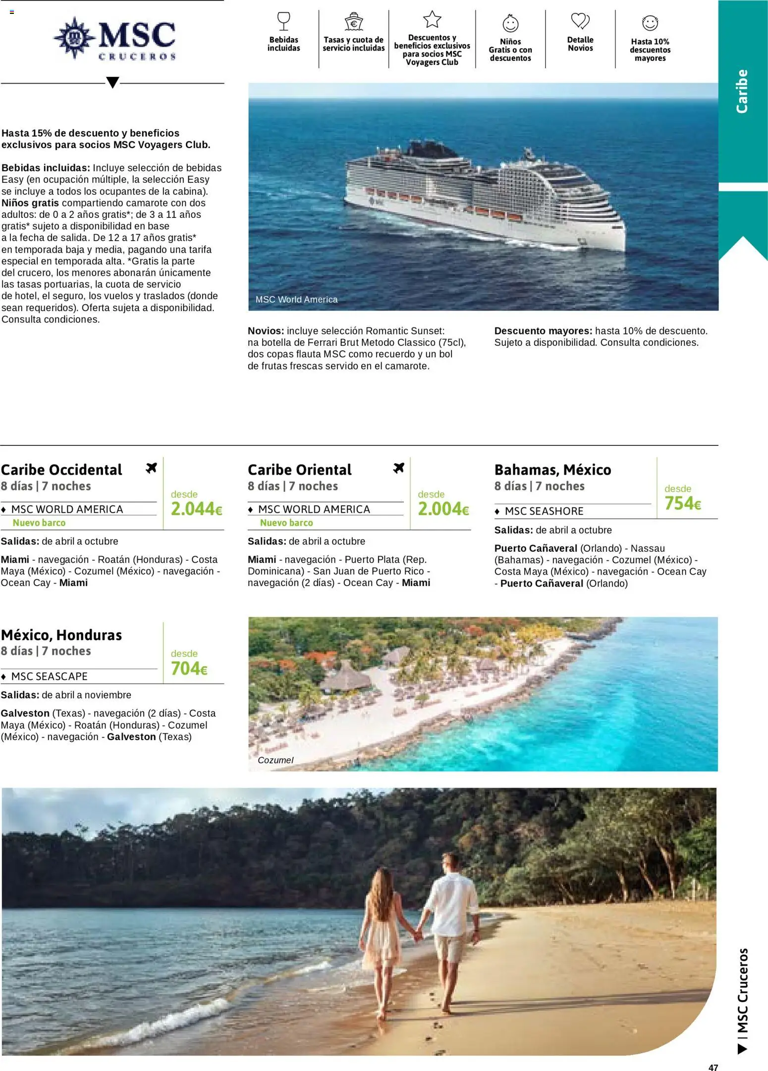 Viajes El Corte Inglés Semana del Crucero │ válido desde el 07.01.2026 | Página: 48 | Productos: Navegación