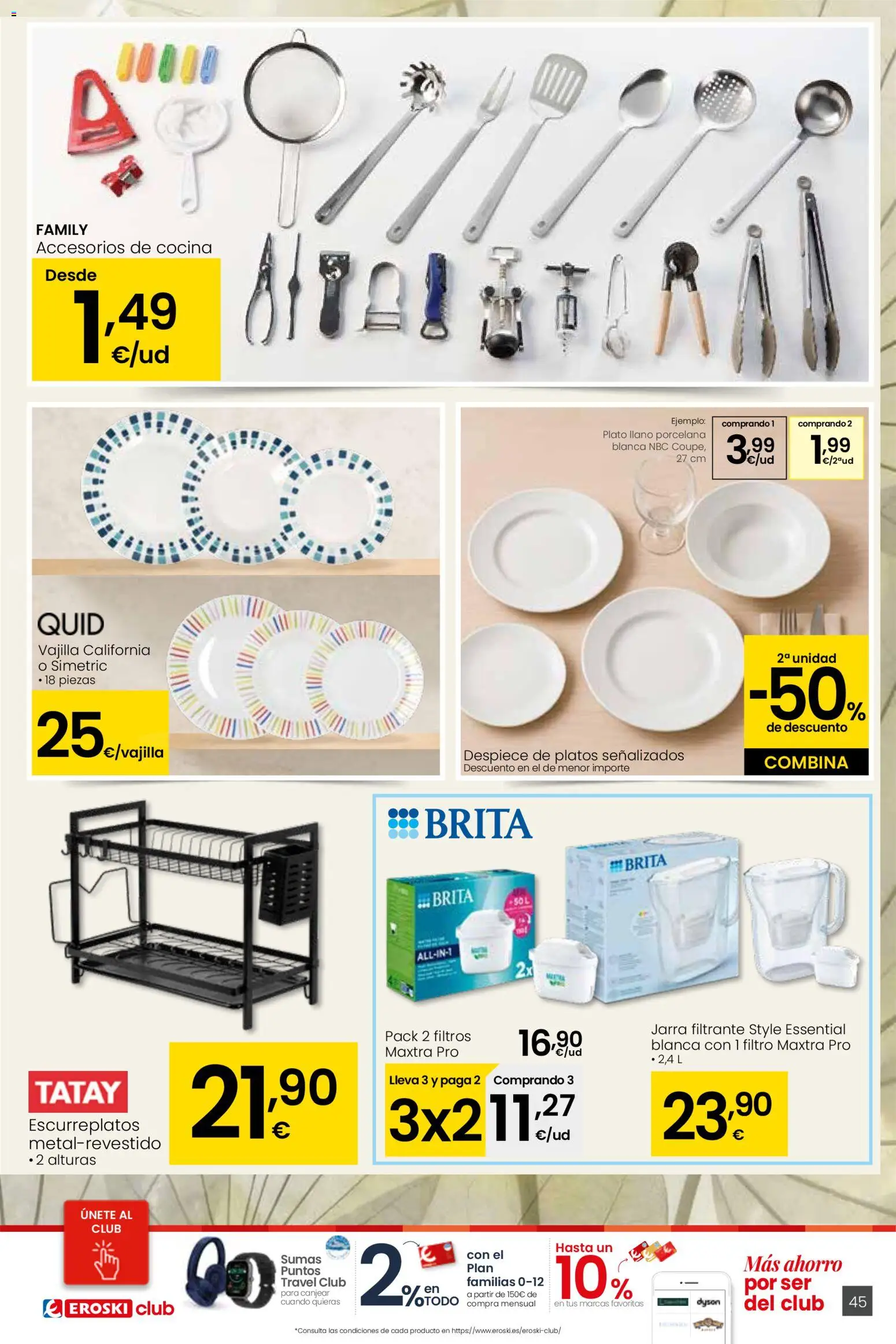 Eroski - Siempre a buen precio │ válido desde el 29.01.2026 | Página: 45 | Productos: Βρεφικό κρεβάτι, Cocina