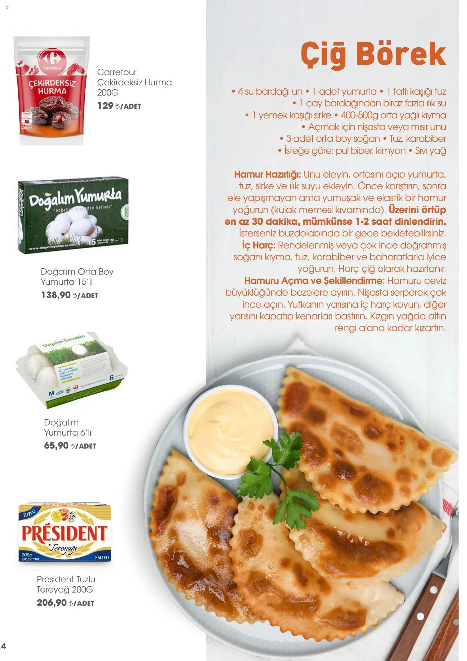 CarrefourSA - Katalog Gurme - 01.03.2026 tarihinden itibaren geçerlidir | Sayfa: 4 | Ürünler: Sirke, Hurma, Ceviz, Su bardağı