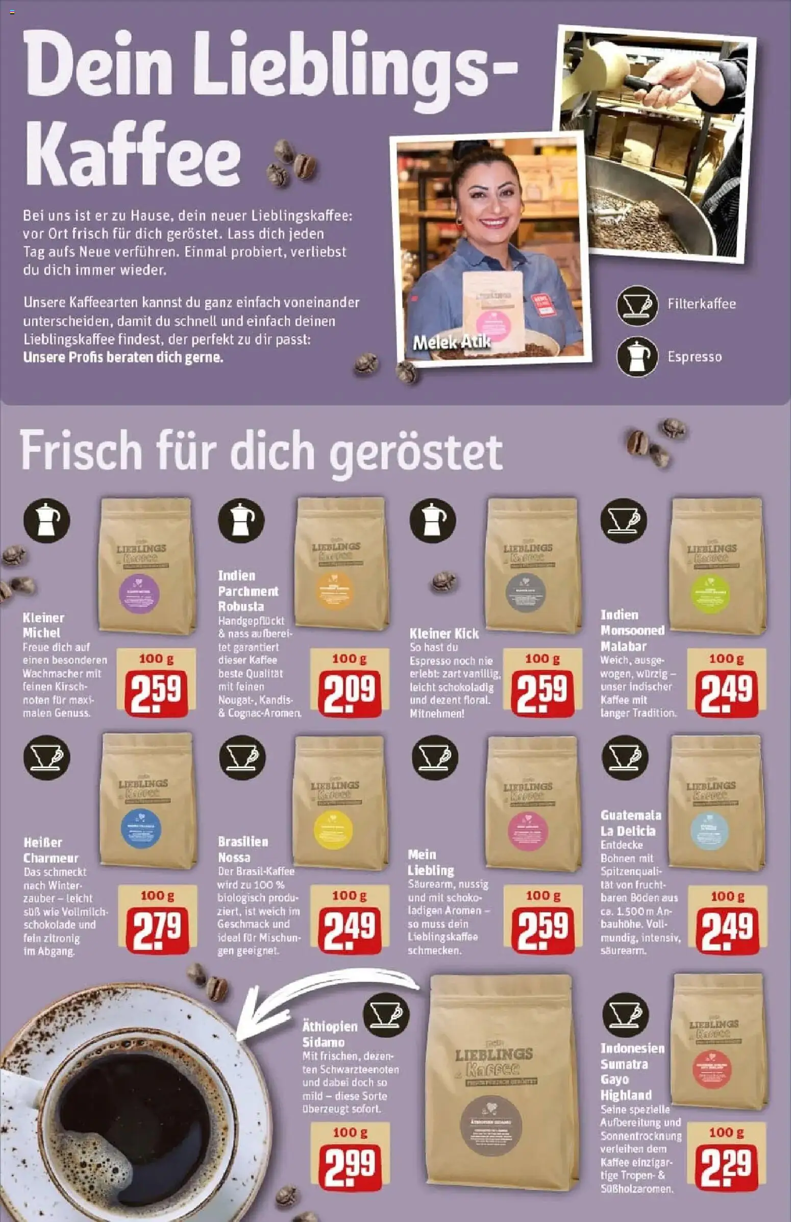Rewe prospekt Rodgau/Dudenhofen	 – gültig ab 23.11.2025 | Seite: 16 | Produkte: Kaffee, Schokolade