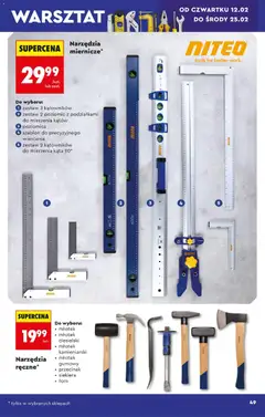 Pogląd oferty "Biedronka gazetka - Hity i inspiracje" - ważna od 07.02.2026 | Strona: 51 | Produkty: Miniszlifierka, Szczotka