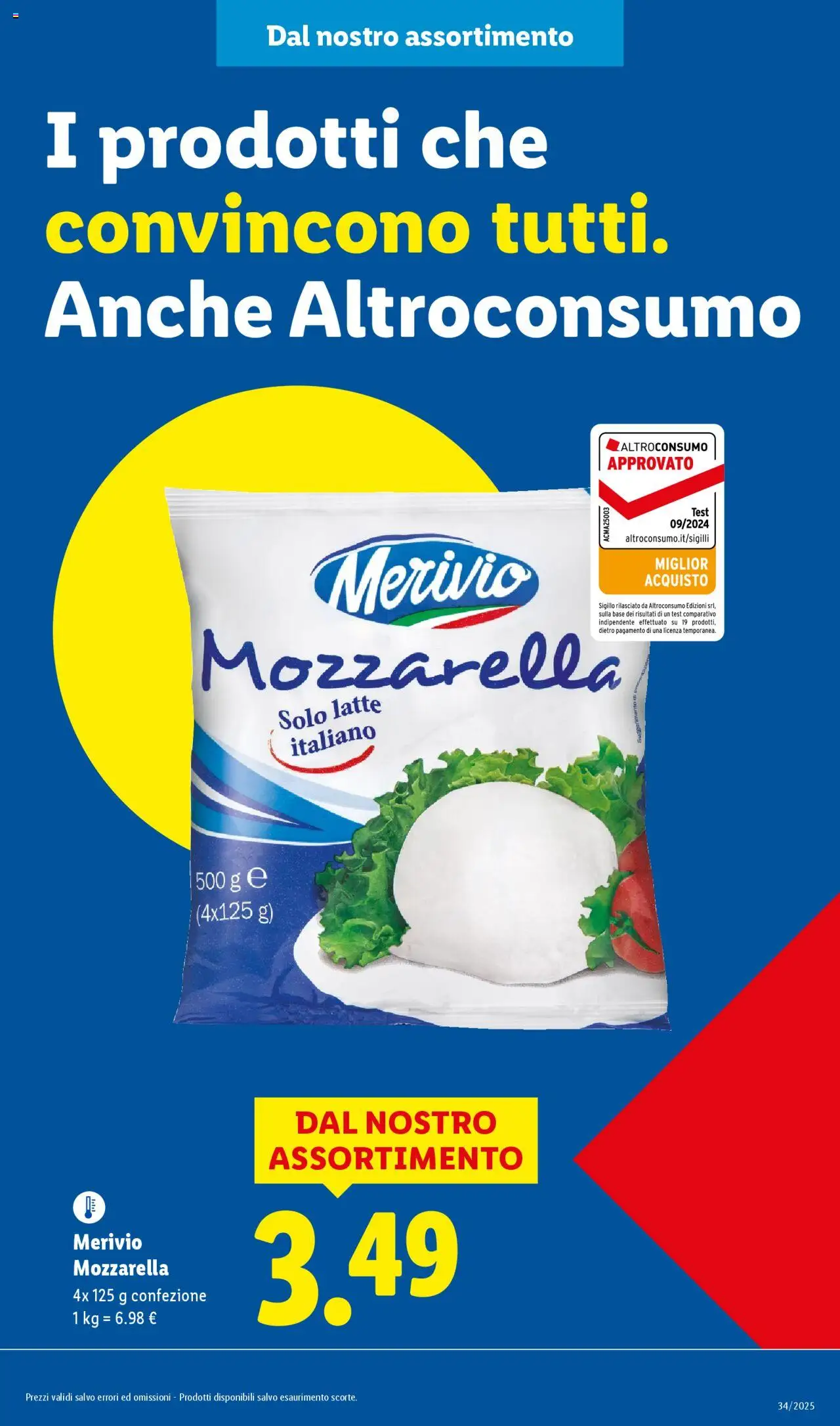 Volantino Lidl del 18.08.2025 | Pagina: 27 | Prodotti: Mozzarella, Latte