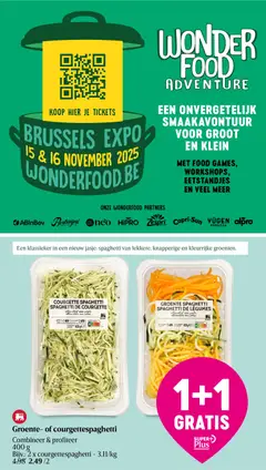 COURGETTE SPAGHETTI SPAGHETTI DE COURGETTE, alternatief voor pasta alternative aux pâtes, 400 ge - Voorbeeld van een folder van Delhaize, geldig van 30.10.2025 | Pagina: 6 | Producten: Pasta, Courgette