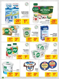 Tuš katalog akcije – veljaven od 04.03.2026 | Stran: 14 | Izdelki: Topljeni sir, Skyr, Jogurt, Kisla smetana
