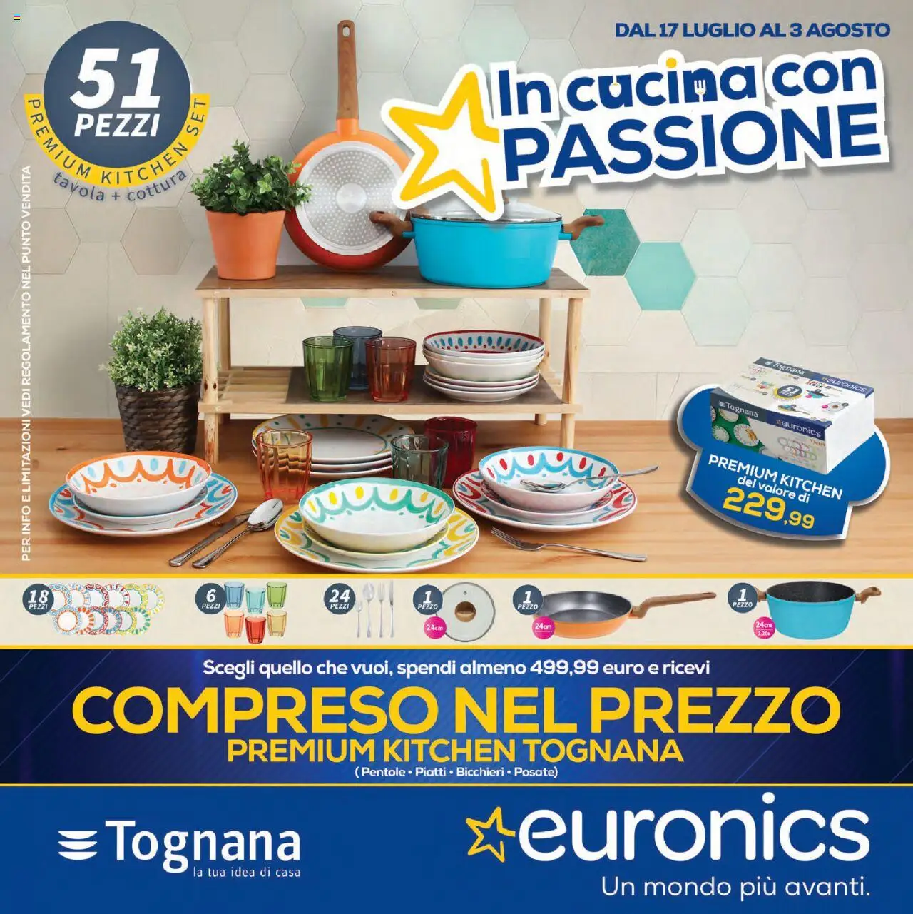 Volantino Euronics del 17.07.2025 | Pagina: 1 | Prodotti: Posate
