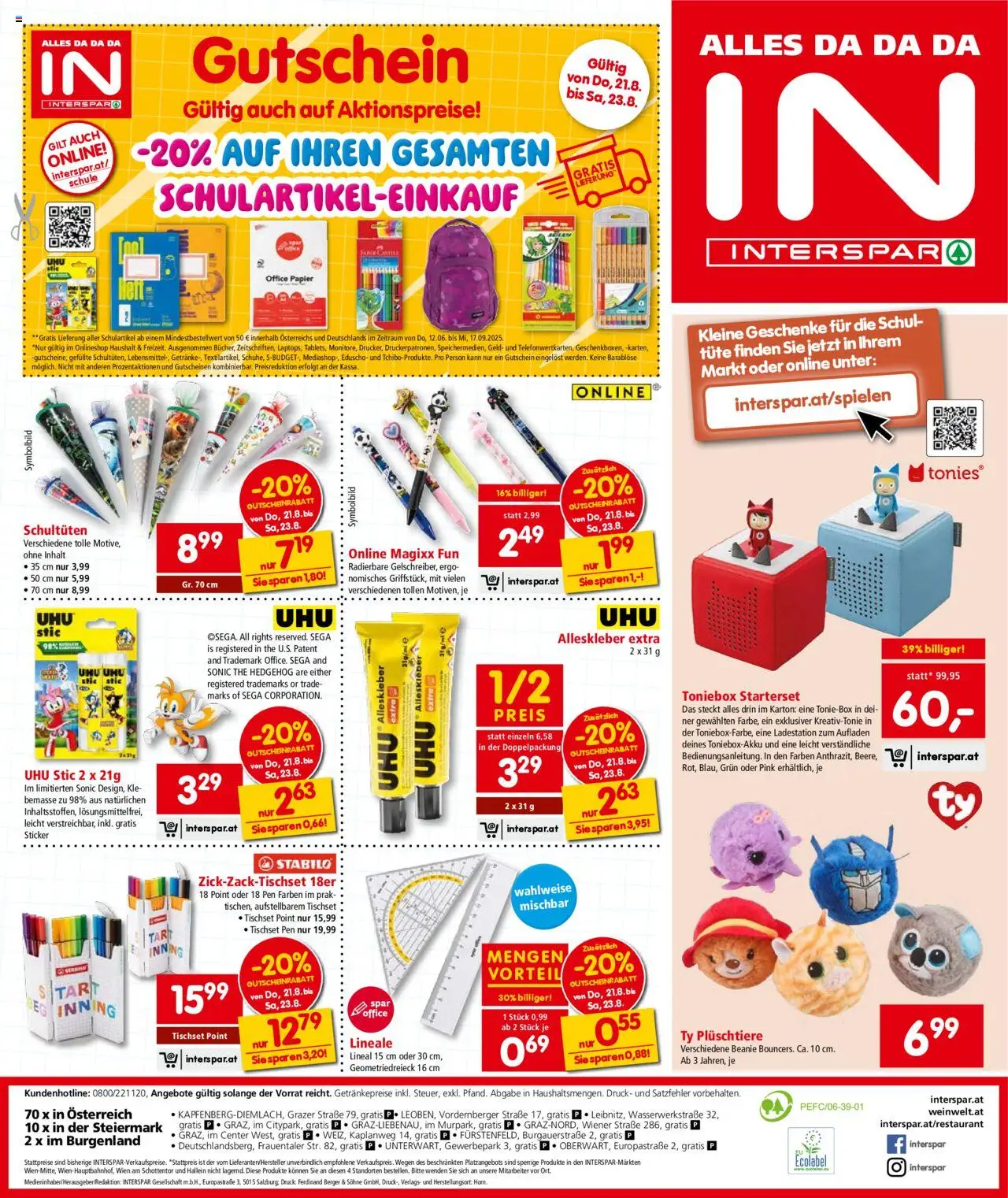 Interspar Flugblatt - Steiermark gültig ab 21.08.2025 | Seite: 16