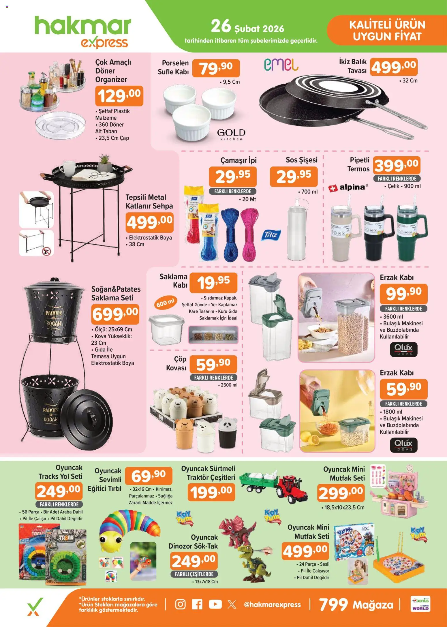 Hakmar Express Perşembe Aktüel Ürünler - 26.02.2026 tarihinden itibaren geçerlidir | Sayfa: 1 | Ürünler: Döner, Soğan, Termos, Bulaşık makinesi