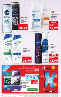 Ofertele Kaufland valabile de la 22.04.2026 | Pagină: 44 | Produse: Pomelo, Șampon, Peluş Köpek Yatağı, Deodorant