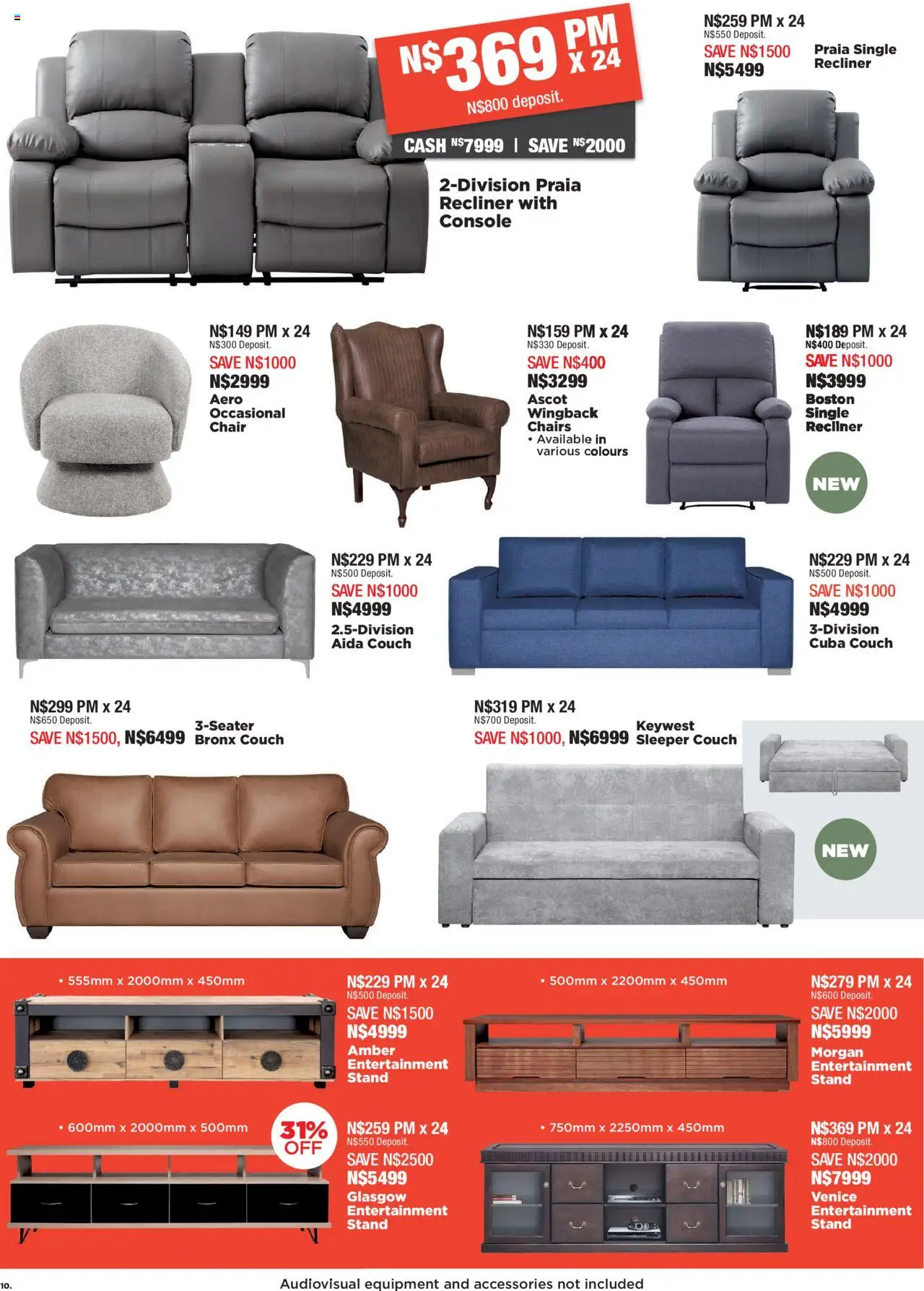 New House and Home catalogue – valid from 22.09.2025 | Page: 10 | Products: Couch, Chair