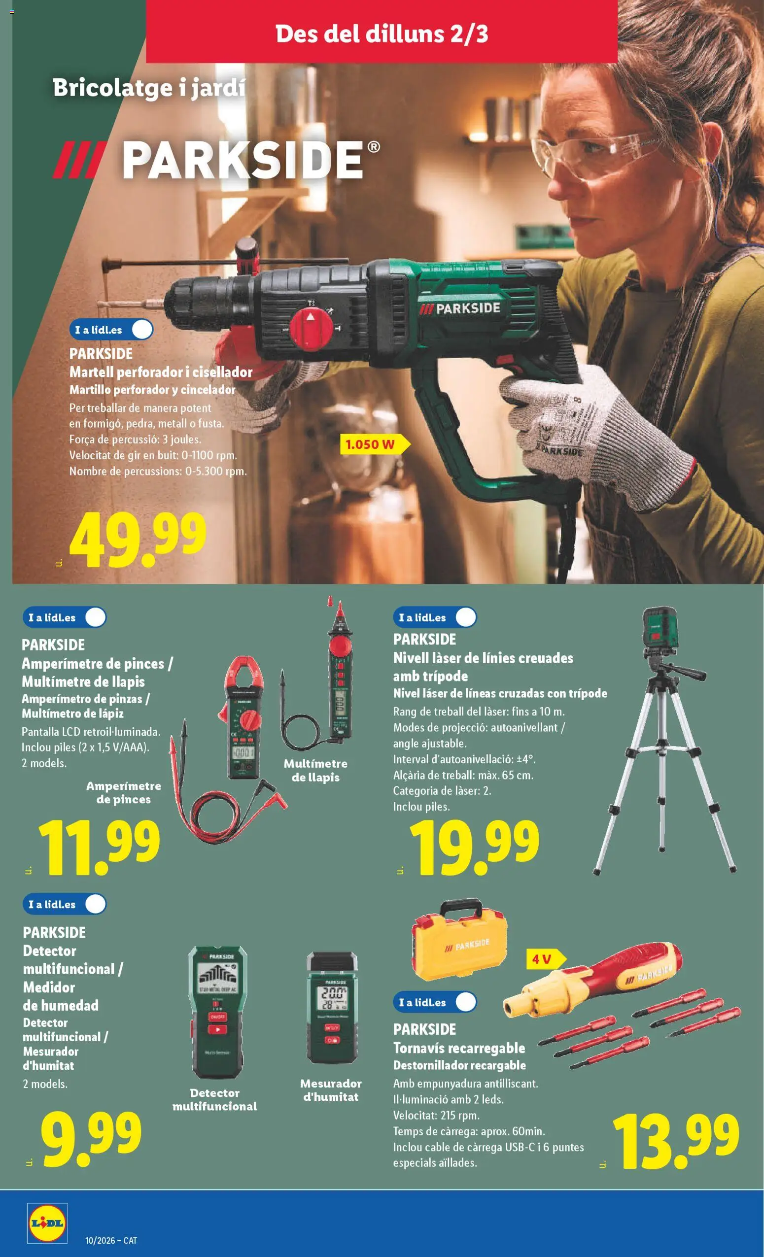 Lidl folleto de bazar │ válido desde el 02.03.2026 | Página: 4 | Productos: Cable