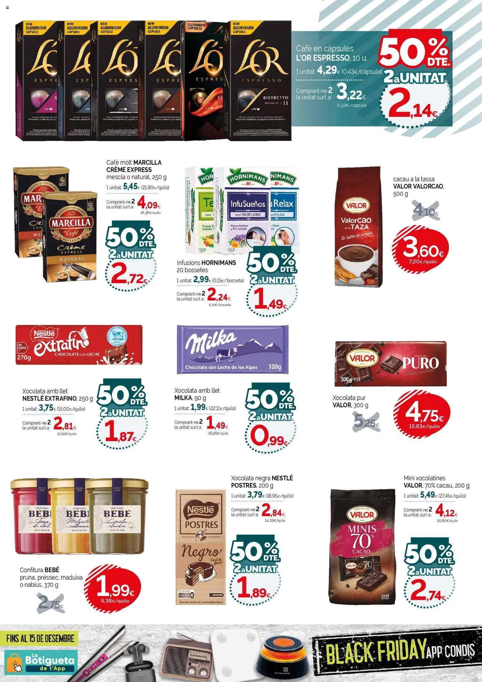 Condis folleto life │ válido desde el 03.12.2025 | Página: 13 | Productos: Leche, Café, Chocolate, Chocolate con leche