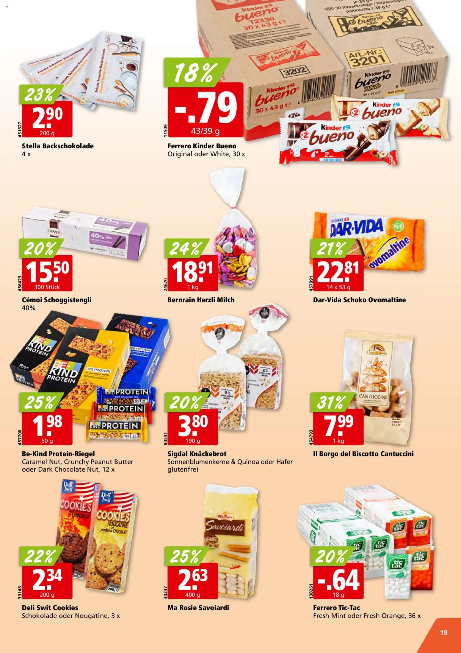 Aligro Aktionen Schlieren, Gossau SG, Frauenfeld, Rapperswil-Jona, Sargans, Bern, Brüttisellen, Pratteln, Emmen, Spreitenbach – gültig ab 05.01.2026 | Seite: 19
