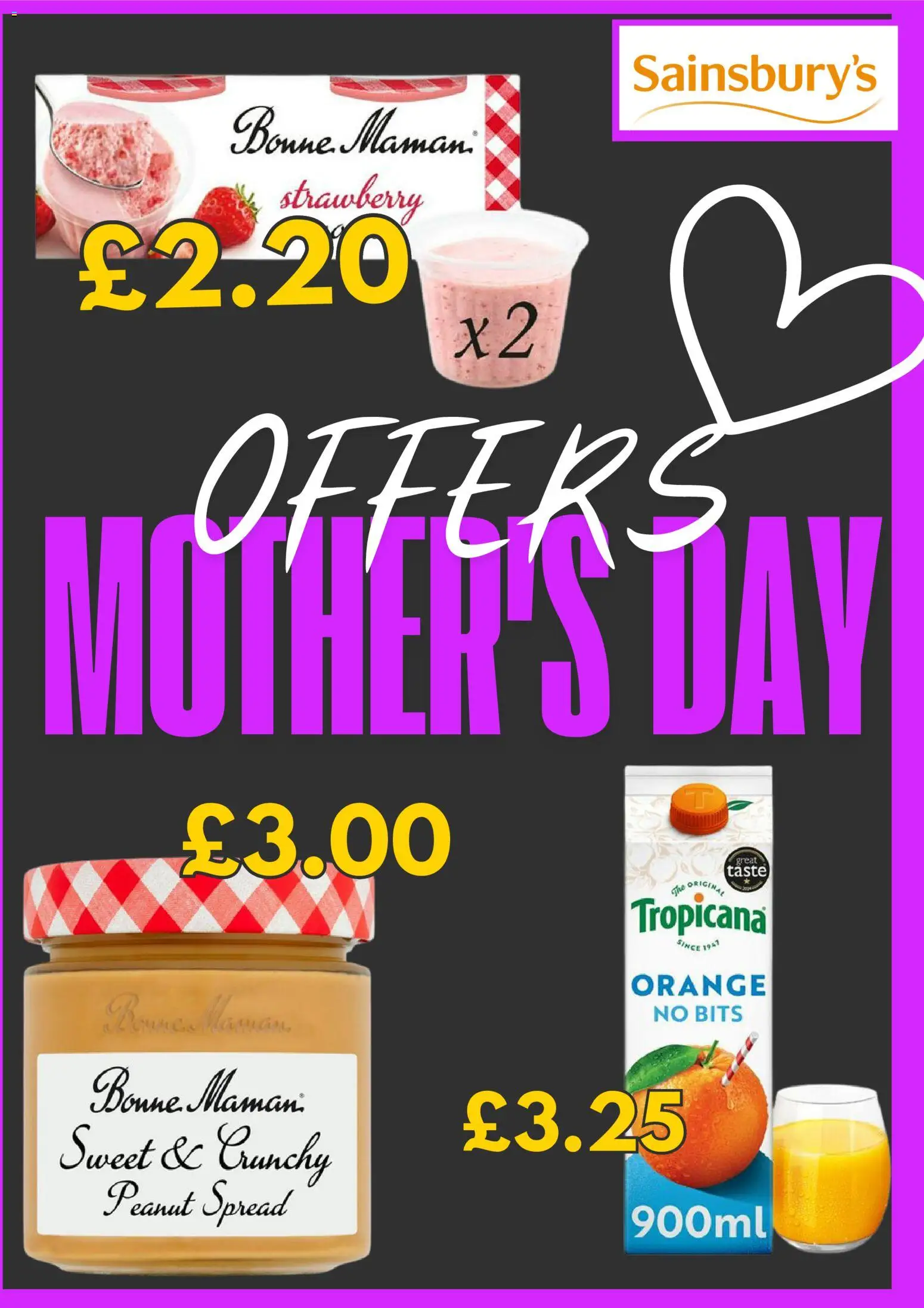 {H1} | Page: 1 | Products: Strawberry, Orange, Peanut