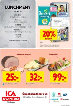 ICA Kvantum - Vellinge - Förhandsvisning av reklamblad från butik ICA Kvantum aktuell från 03.11.2025 | Sida: 12 | Produkter: Falukorv, Ring, Äpple, Ris