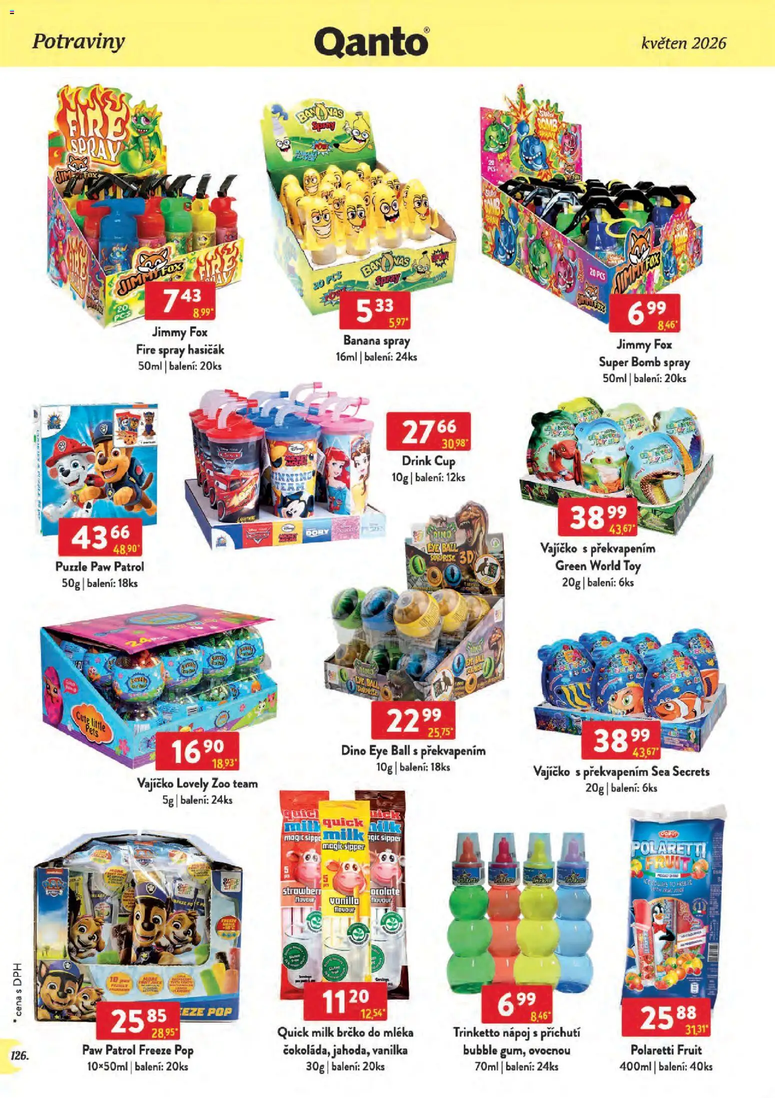 Astur & Qanto leták - Velkoobchod 05/2026 od 01.05.2026 | Strana: 126 | Produkty: Puzzle, Potraviny, Brčko