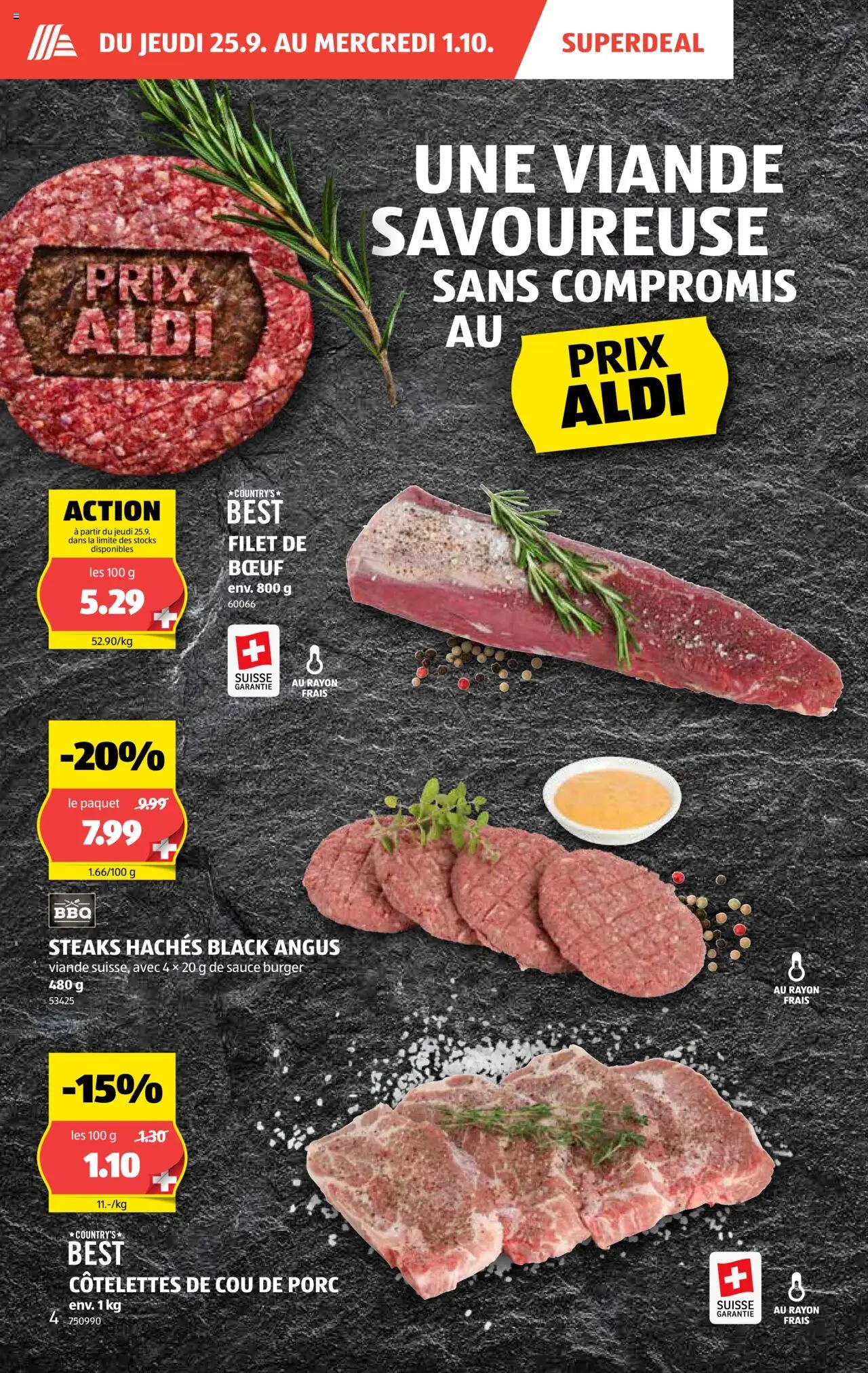 Aldi Aktionen IT – gültig ab 25.09.2025 | Seite: 5 | Produkte: Burger