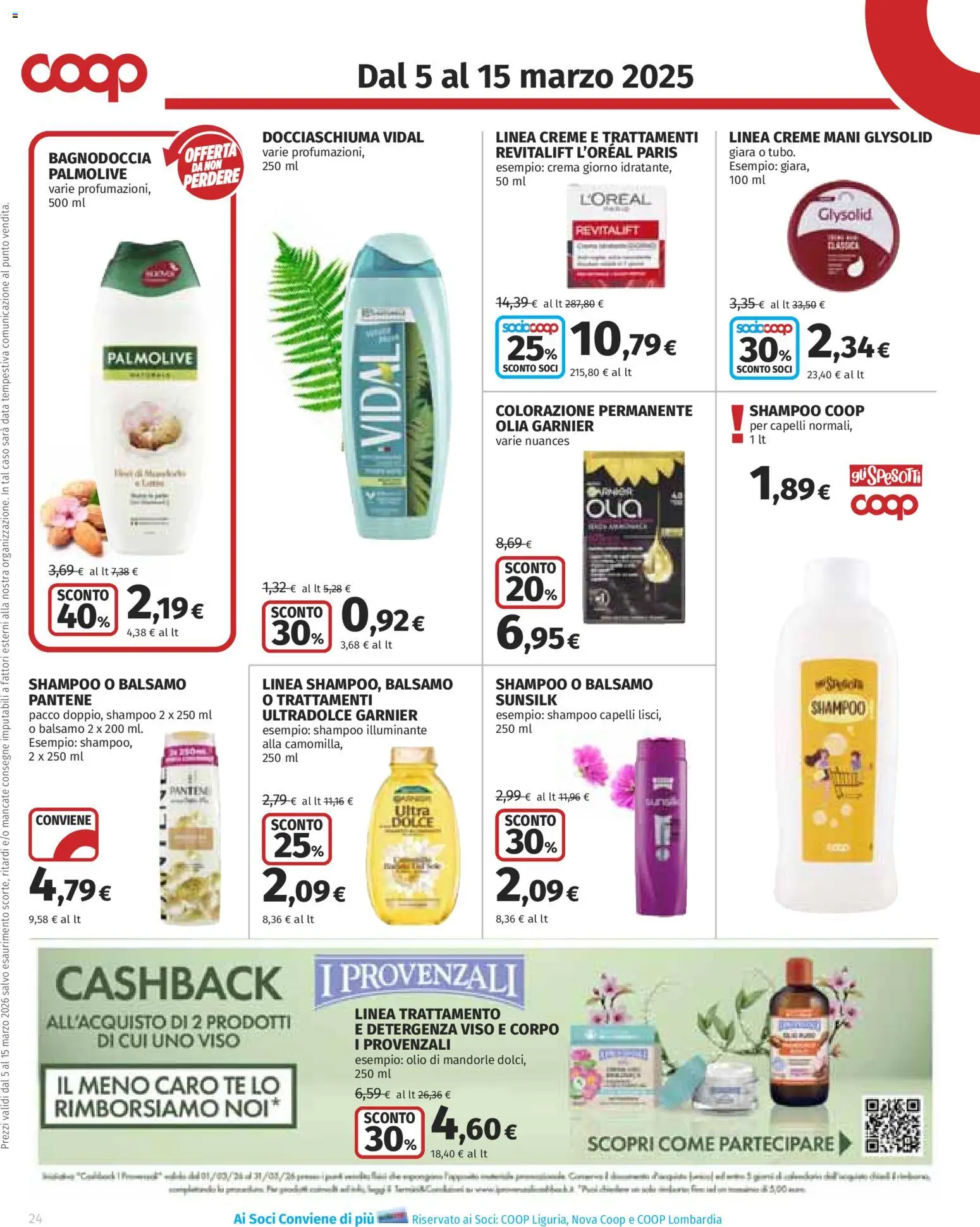 Volantino COOP del 05.03.2026 | Pagina: 24 | Prodotti: Crema, Tè, Olio, Data