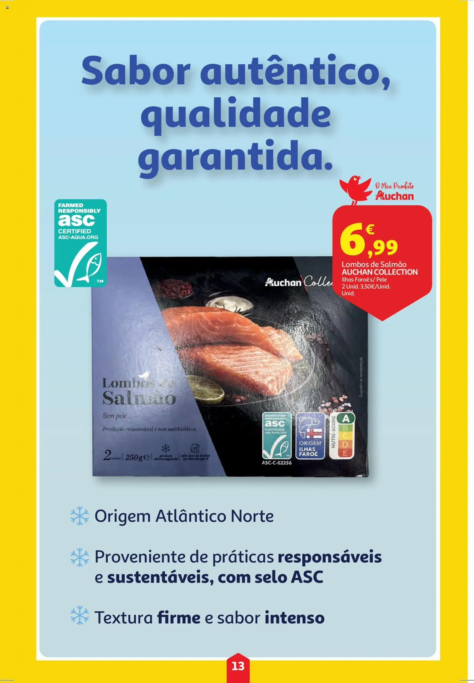 Auchan folheto │ válido de 11.12.2025 | Página: 13 | Produtos: Ômega 3, Salmão