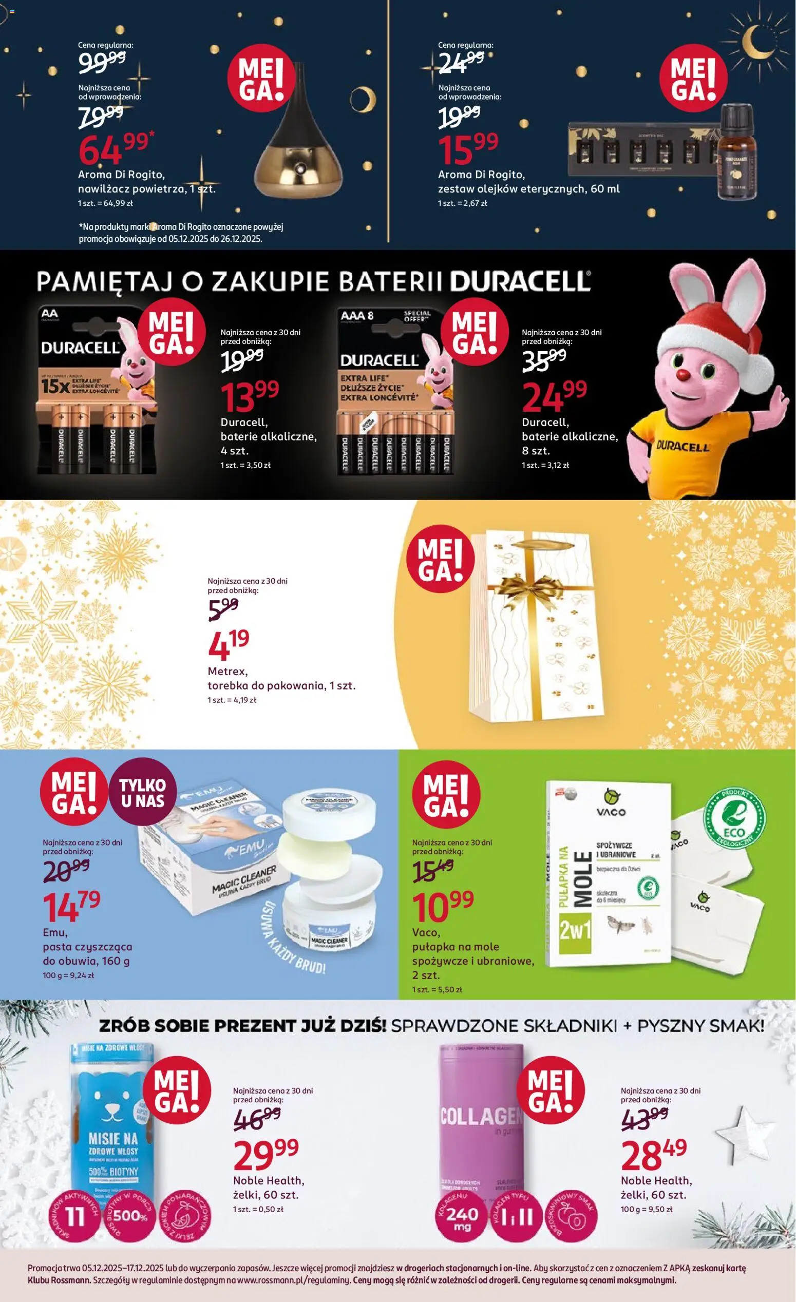 Rossmann Gazetka od 05.12.2025 | Strona: 36 | Produkty: Torebka, Baterie, Cleaner