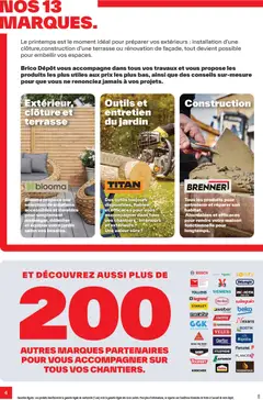Brico Dépôt - Prévisualisation de Brico Dépôt - L'officiel du bricolage valide à partir de 25.03.2026 | Page: 4