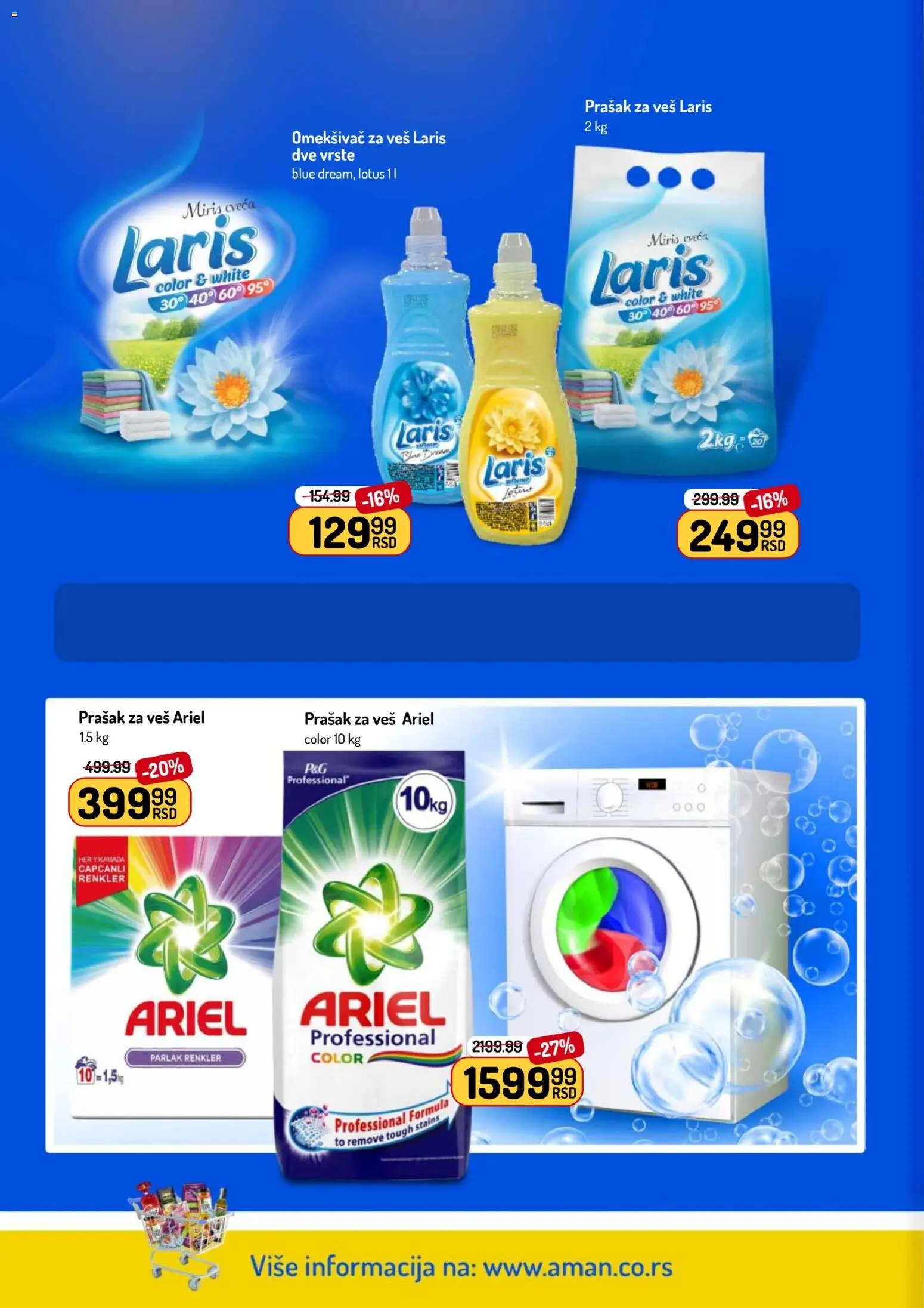 Aman katalog - važi od 16.02.2026 | Strana: 42 | Proizvode: Ariel, Miris, Prašak za veš, Omekšivač za veš