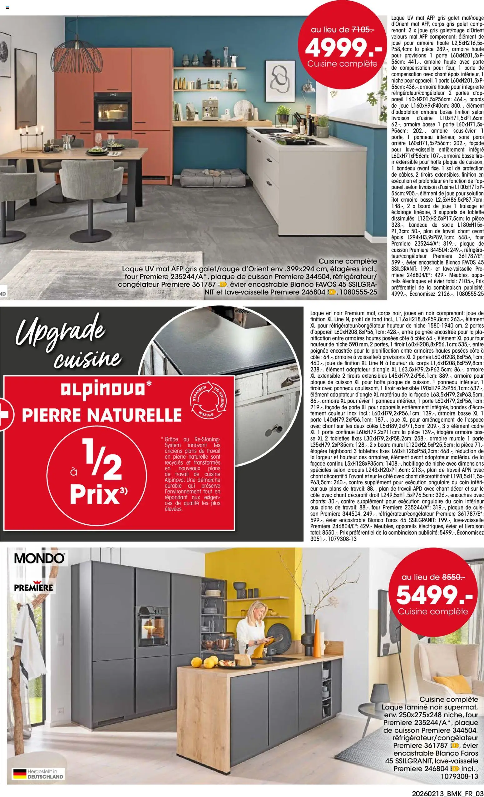 {H1} | Page: 3 | Produits: Adaptateur, Congélateur, Étagère, Portes