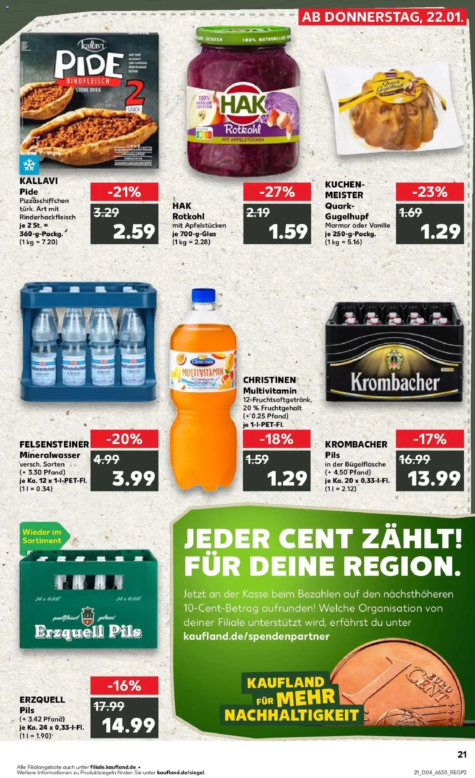 Prospekt Kaufland ab 25.01.2026 » Angebote Online zum Blättern | Seite: 21