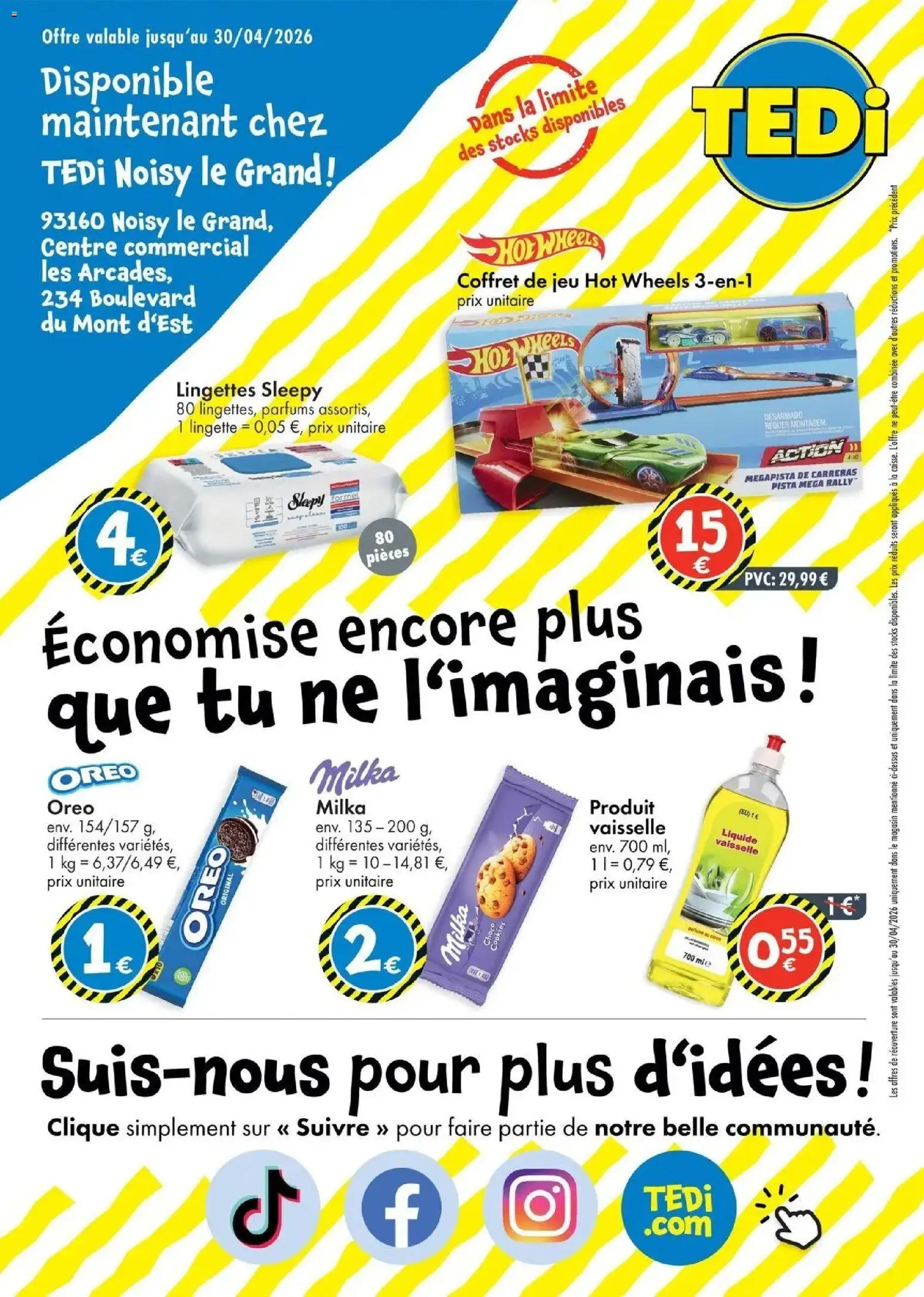 {H1} | Page: 2 | Produits: Liquide vaisselle, Cookies