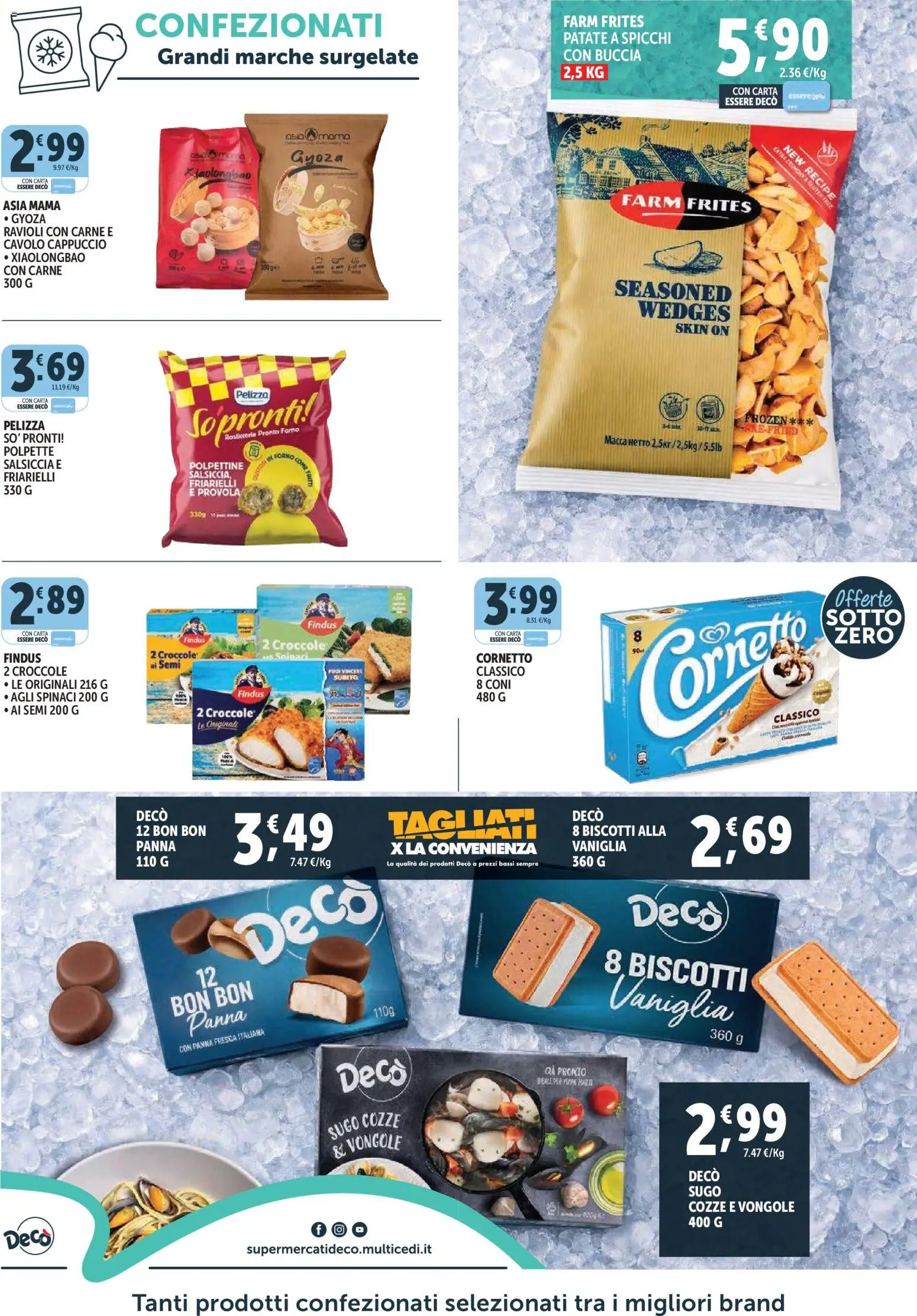 Volantino Decò del 09.04.2026 | Pagina: 7 | Prodotti: Biscotti, Patate, Cavolo, Cappuccio
