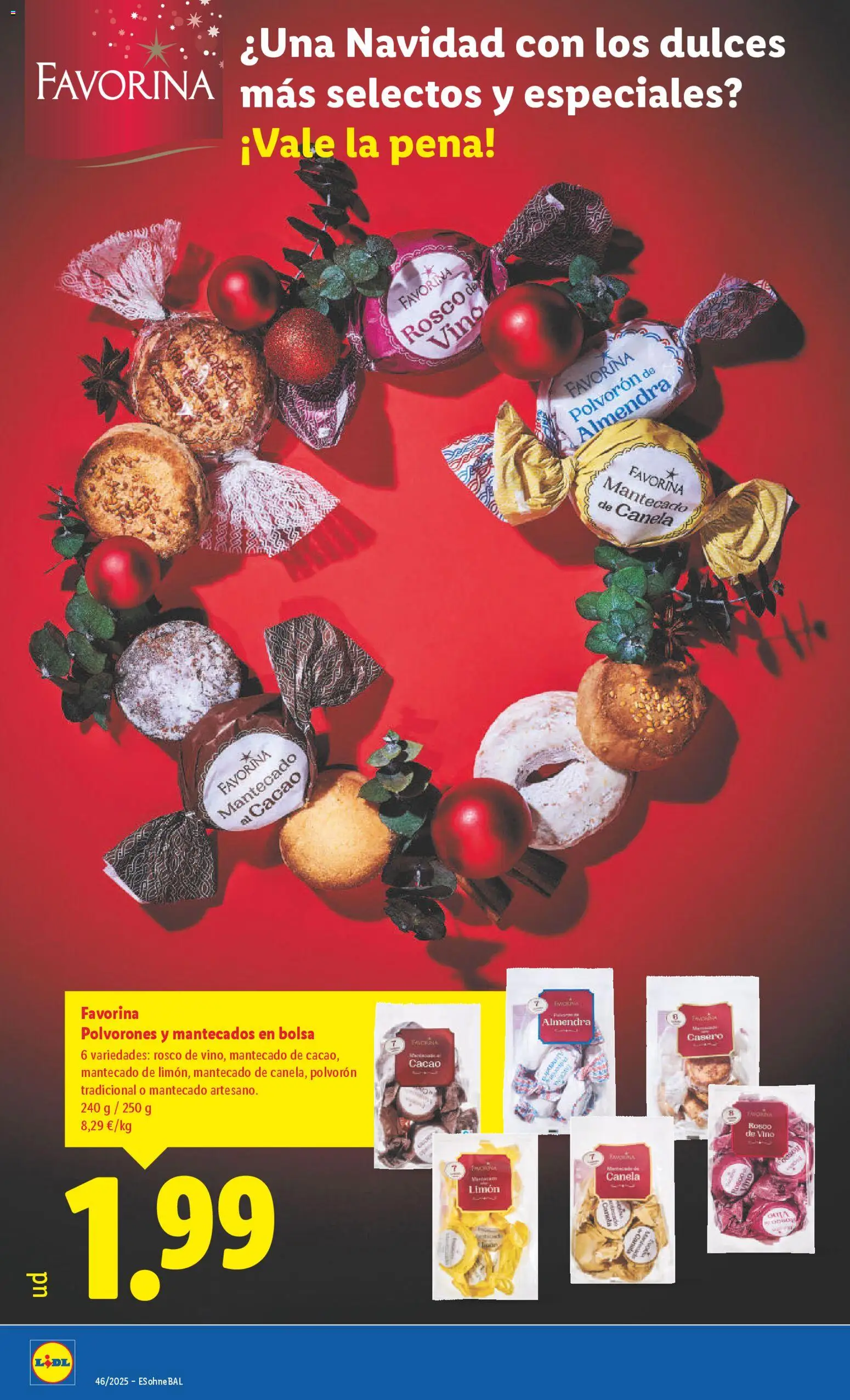 Lidl folleto │ válido desde el 10.11.2025 | Página: 44 | Productos: Vino, Bolsa, Φρυγανιές σικάλεως