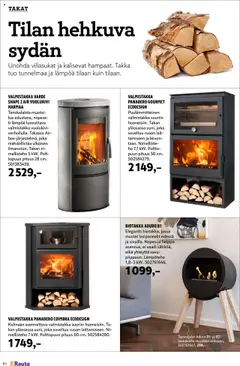 K-Rauta-mainoslehti voimassa 01.09.2025 alkaen | Sivu: 64 | Tuotteet: Takka