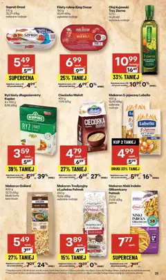 Pogląd oferty "Delikatesy Centrum Gazetka" - ważna od 13.11.2025 | Strona: 25 | Produkty: Cieciorka, Olej kujawski, Olej, Ryba