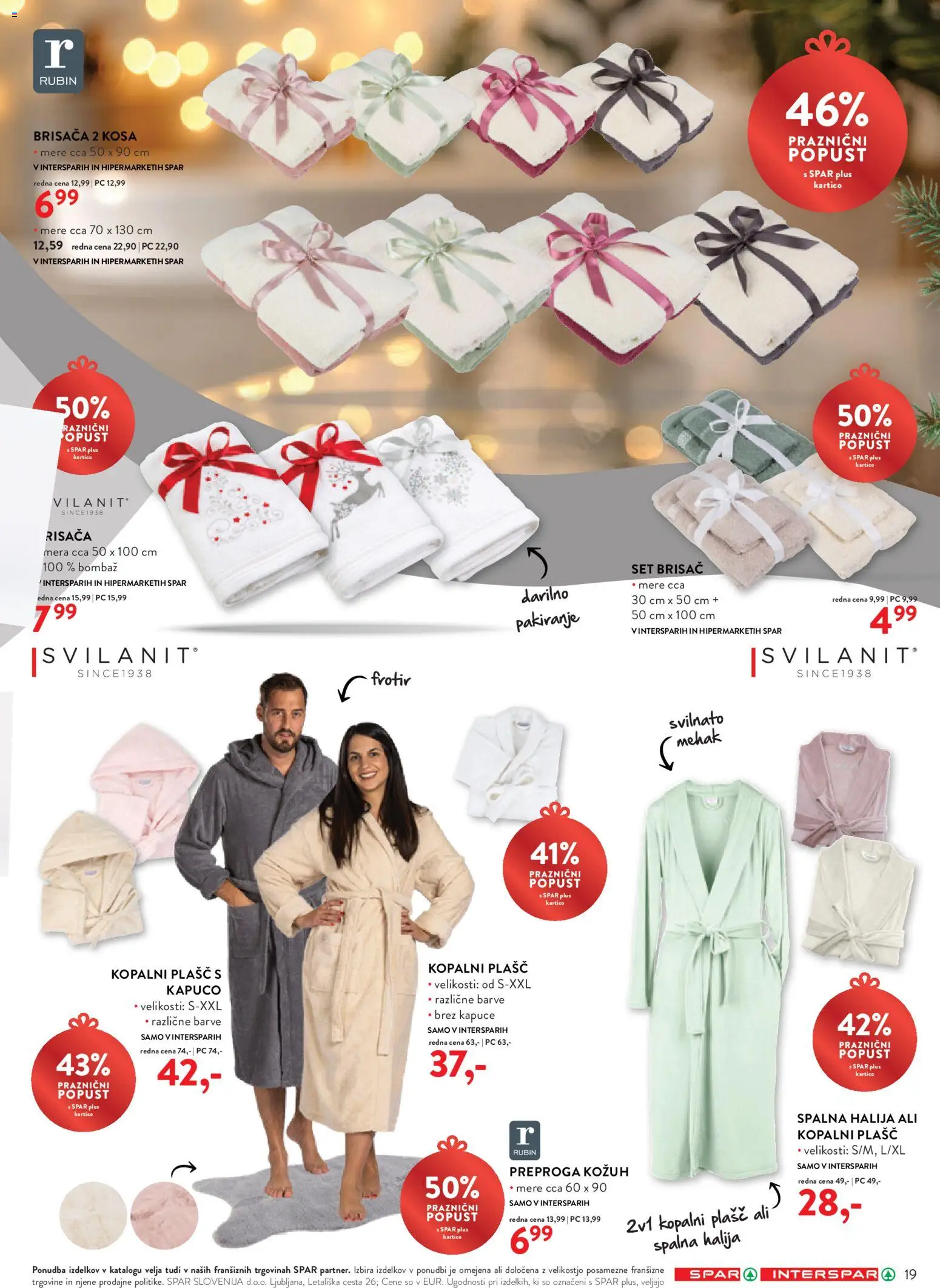 Novi Spar katalog ponudbe – veljaven od 26.11.2025 | Stran: 19