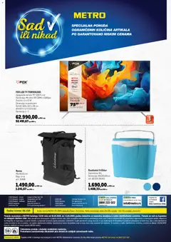 Metro katalog  - pregled Metro kataloga - važi od 30.04.2026 | Strana: 18 | Proizvode: Ranac, Sto, Video, Pica