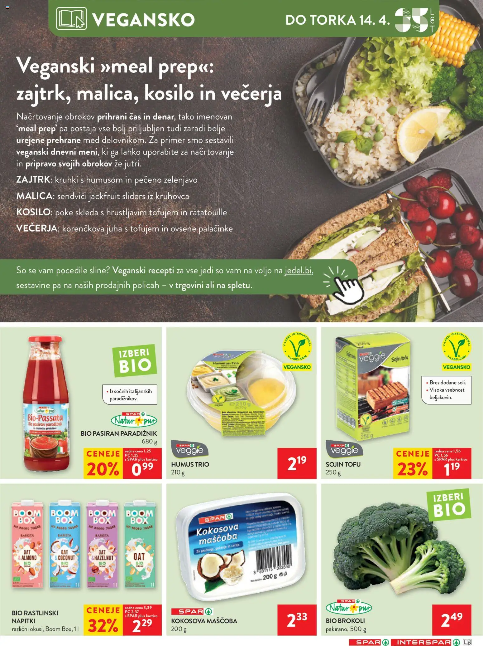 Novi Spar katalog ponudbe – veljaven od 08.04.2026 | Stran: 15 | Izdelki: Napitki, Juha, Palačinke, Paradiznik