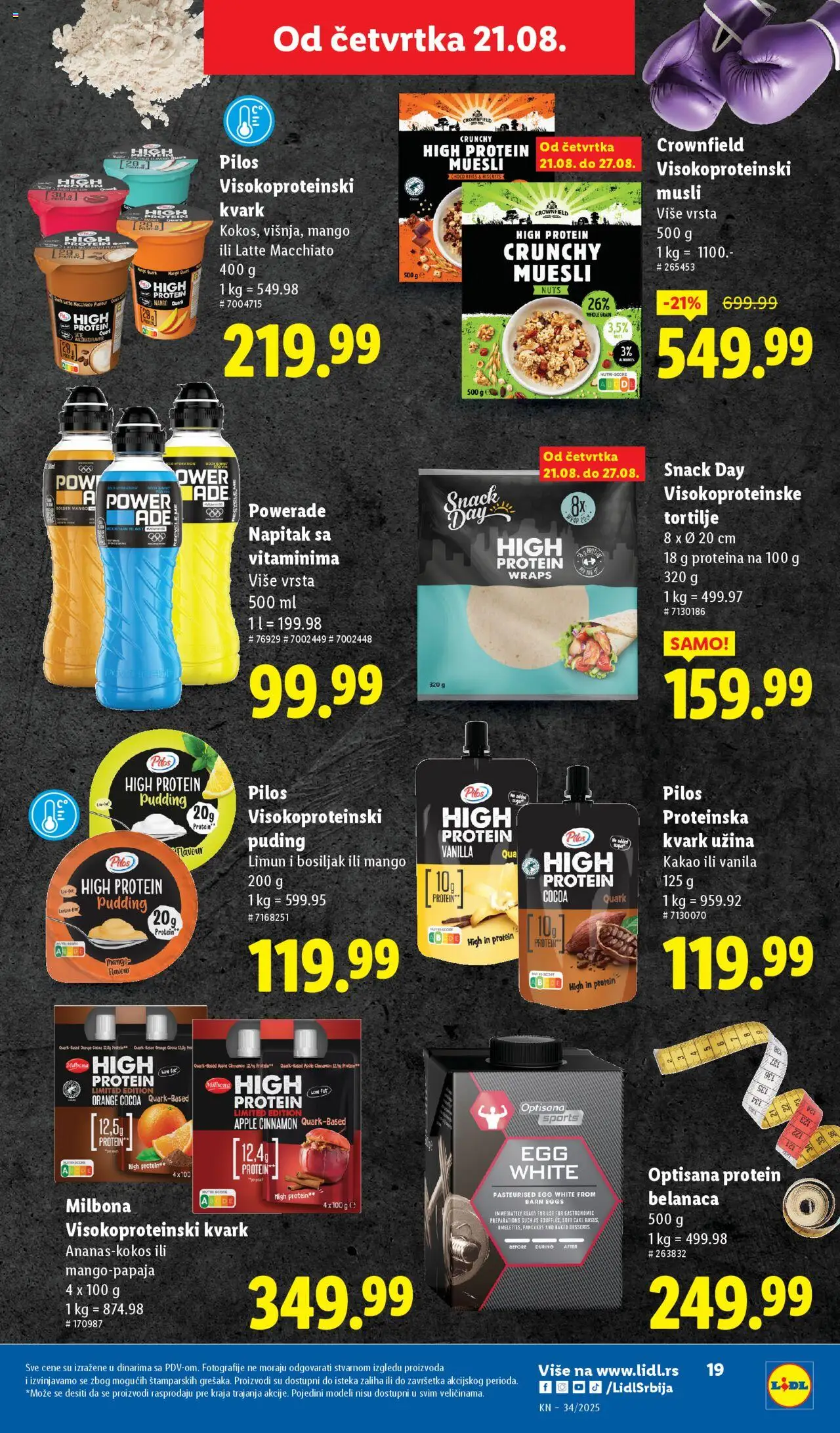 Lidl katalog - važi od 21.08.2025 | Strana: 33 | Proizvode: Puding, Mango, Musli, Limun