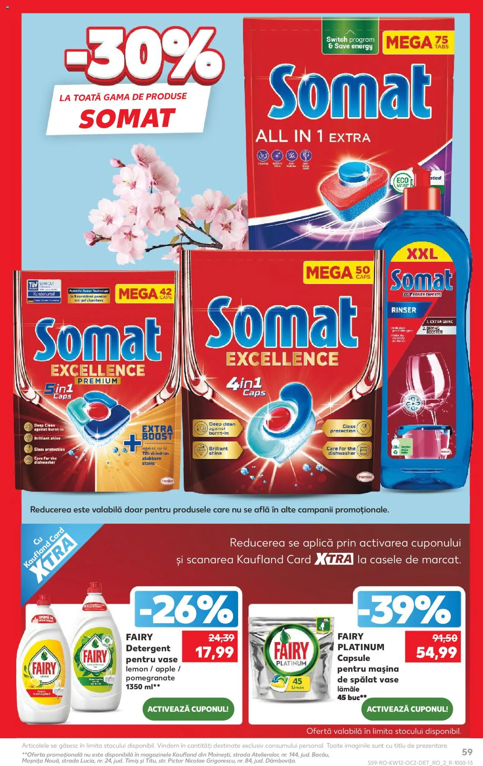 Noul catalog Kaufland – valabil de la 18.03.2026 | Pagină: 59 | Produse: Pomelo, Mașină De Spălat, Capsule pentru mașina de spălat, Lămâie