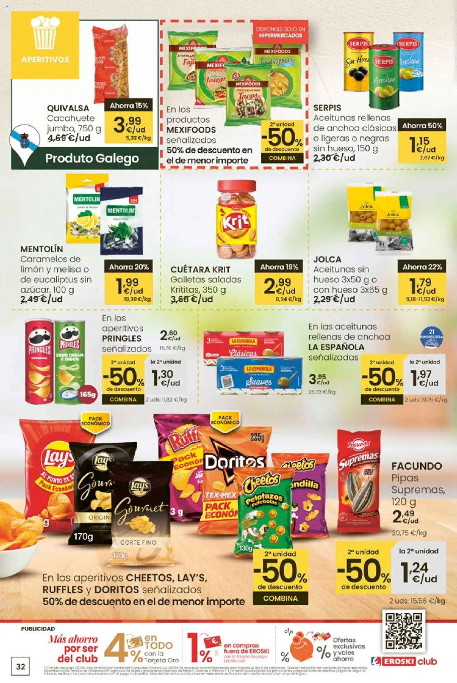 Eroski - Entroido do aforro │ válido desde el 29.01.2026 | Página: 32 | Productos: Galletas, Anchoa