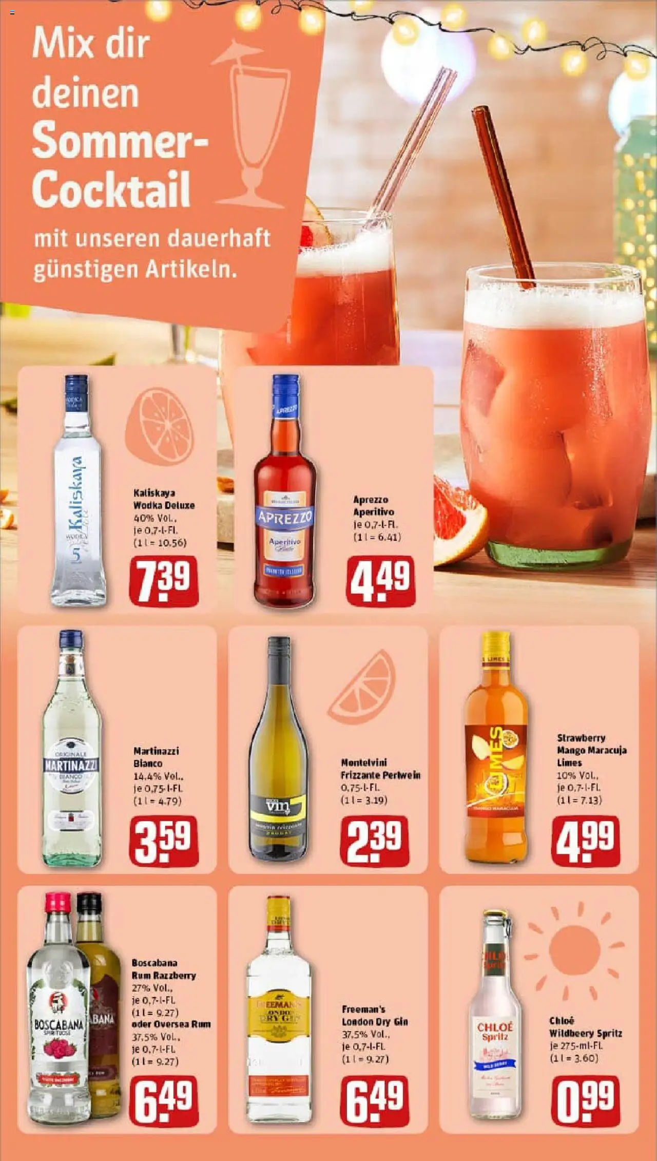 Rewe prospekt Bochum	 - gültig ab dem 03.08.2025 | Seite: 26 | Produkte: Rum, Vodka, Gin, Wodka