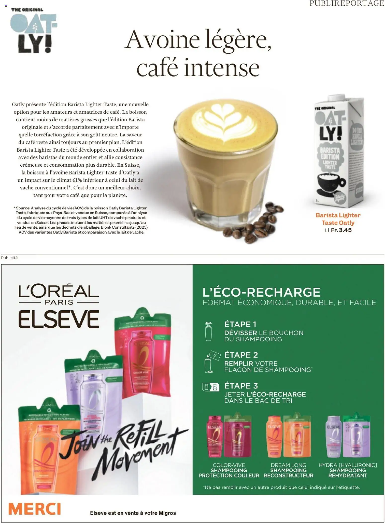 Migros Magazin FR – gültig ab 24.11.2025 | Seite: 61 | Produkte: Shampoo