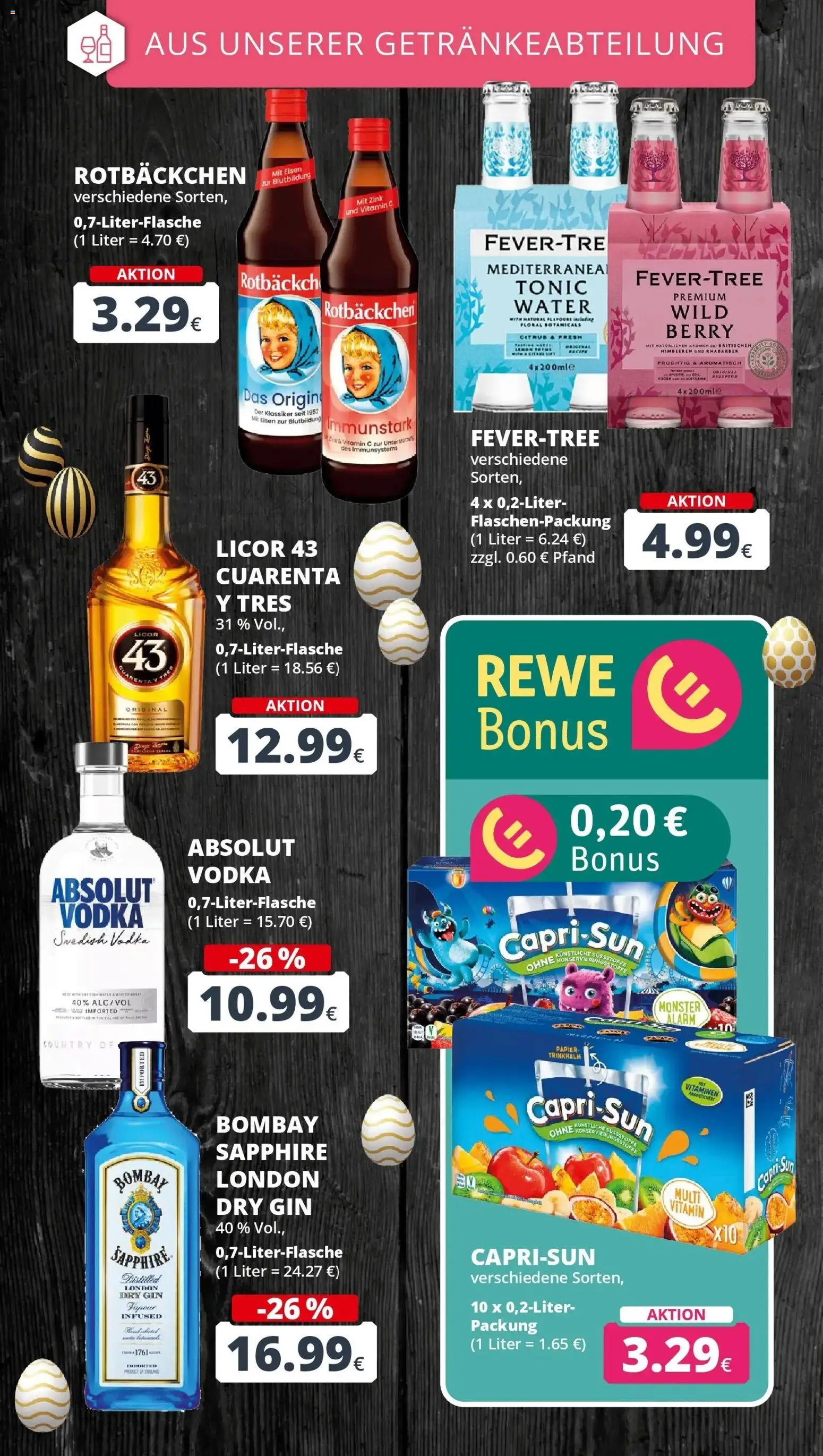 Rewe Prospekt Bergheim	 – gültig ab 30.03.2026 | Seite: 21 | Produkte: Tür, Monster, Rhabarber, Gin