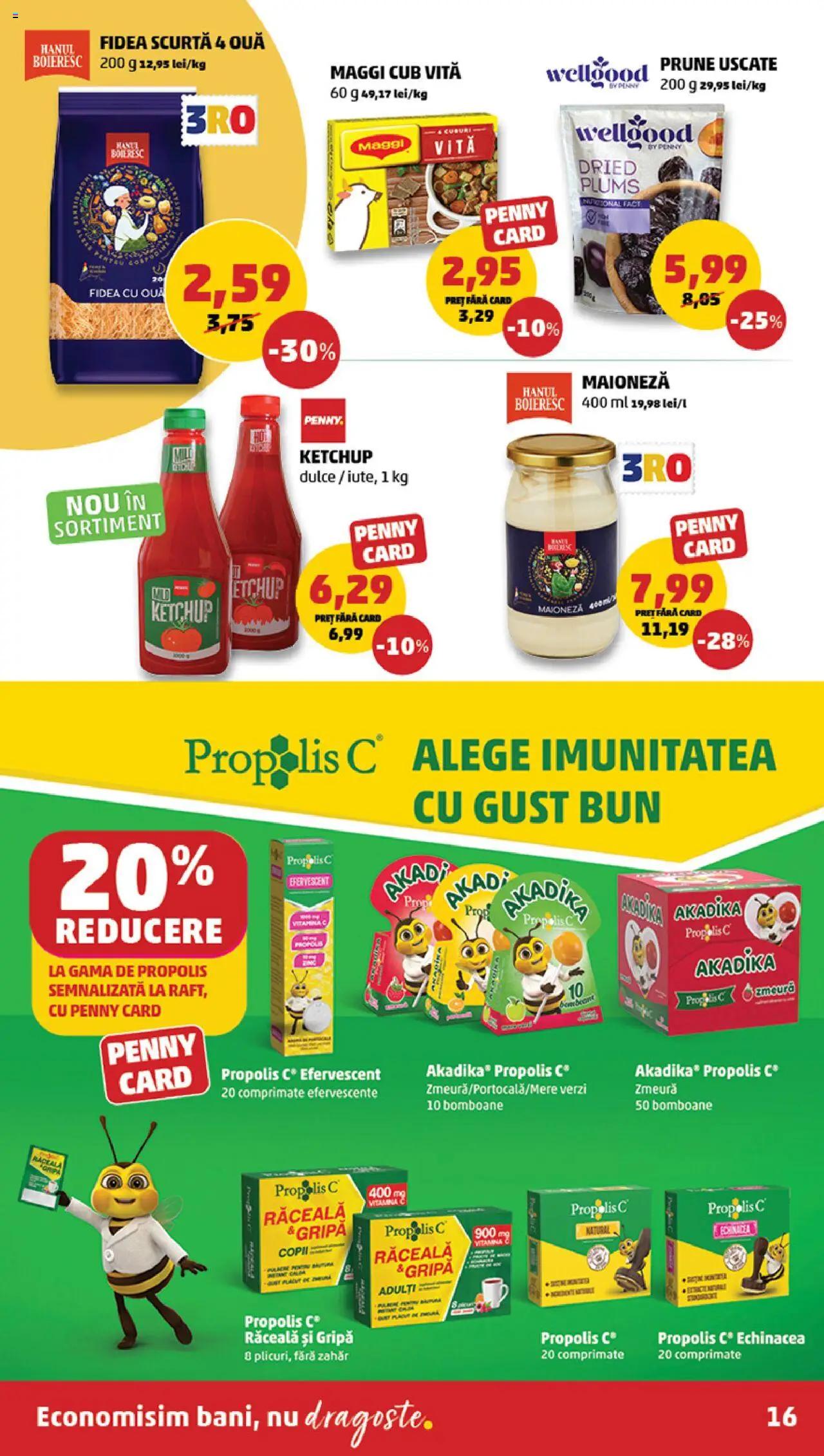 Noul catalog PENNY – valabil de la 01.10.2025 | Pagină: 16 | Produse: Zmeură, Ouă, Prune, Ketchup