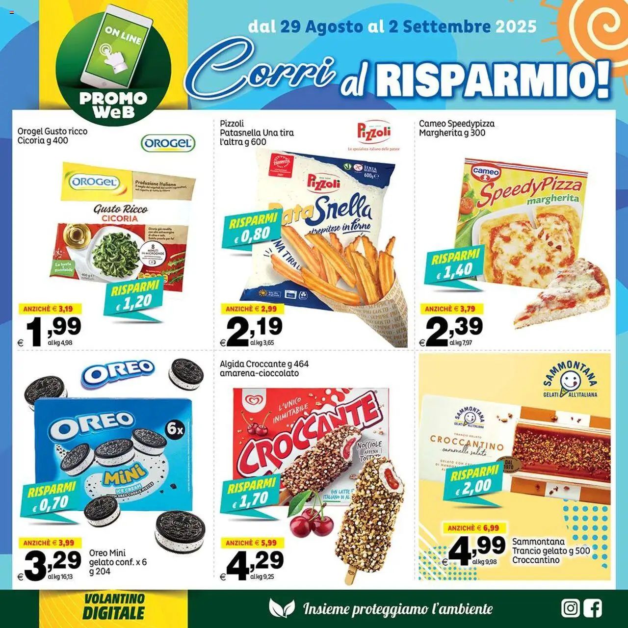 Volantino Elite Supermercati del 29.08.2025 | Pagina: 4 | Prodotti: Microonde, Caramelle, Gelato, Latte