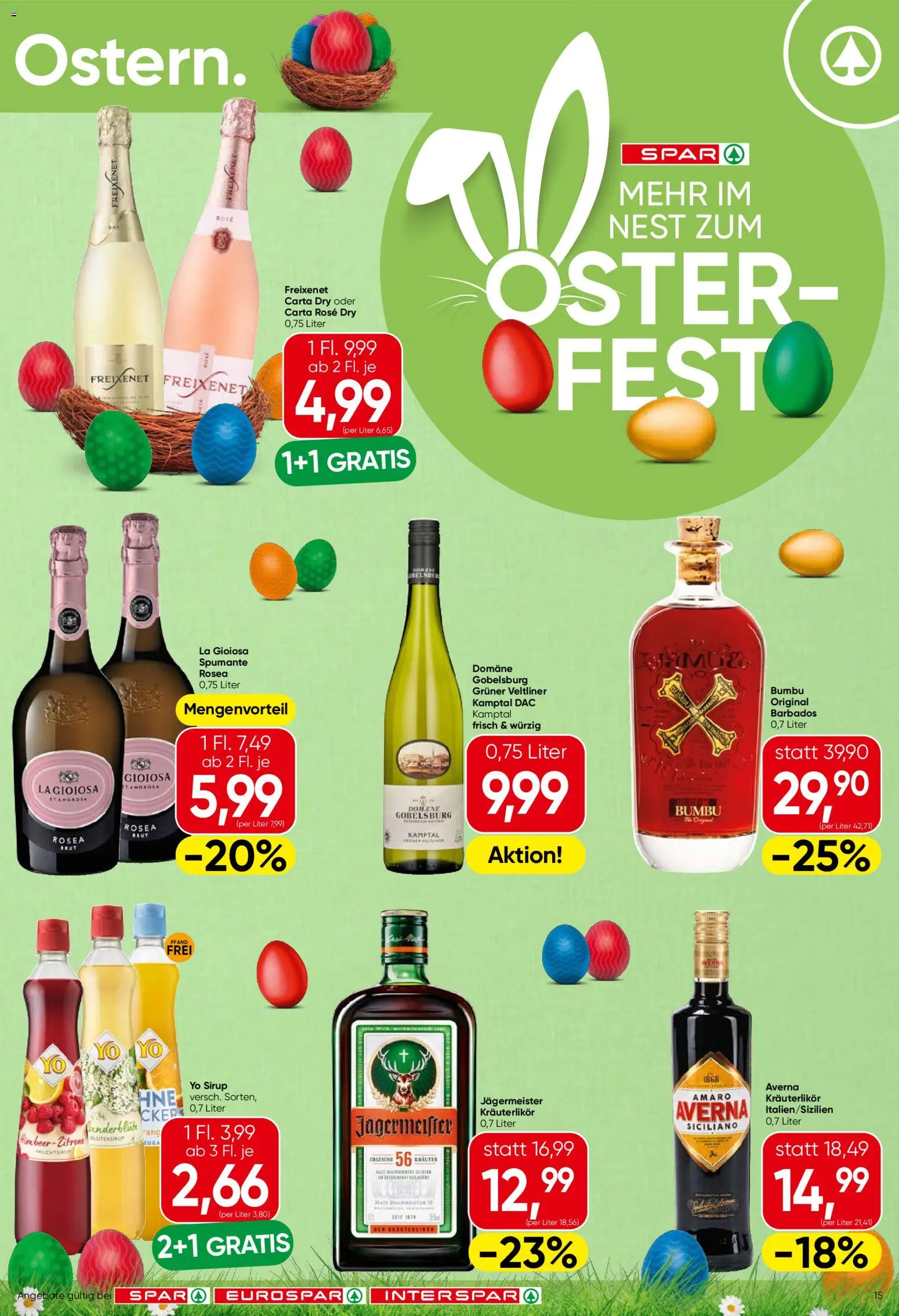 Spar Flugblatt - Steiermark gültig ab 26.03.2026 | Seite: 15 | Produkte: Zitrone