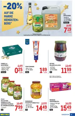 Metro angebote Profi ab 13.11.2025 gültig | Seite: 27 | Produkte: Gurken, Szeder, Äpfel, Fisch