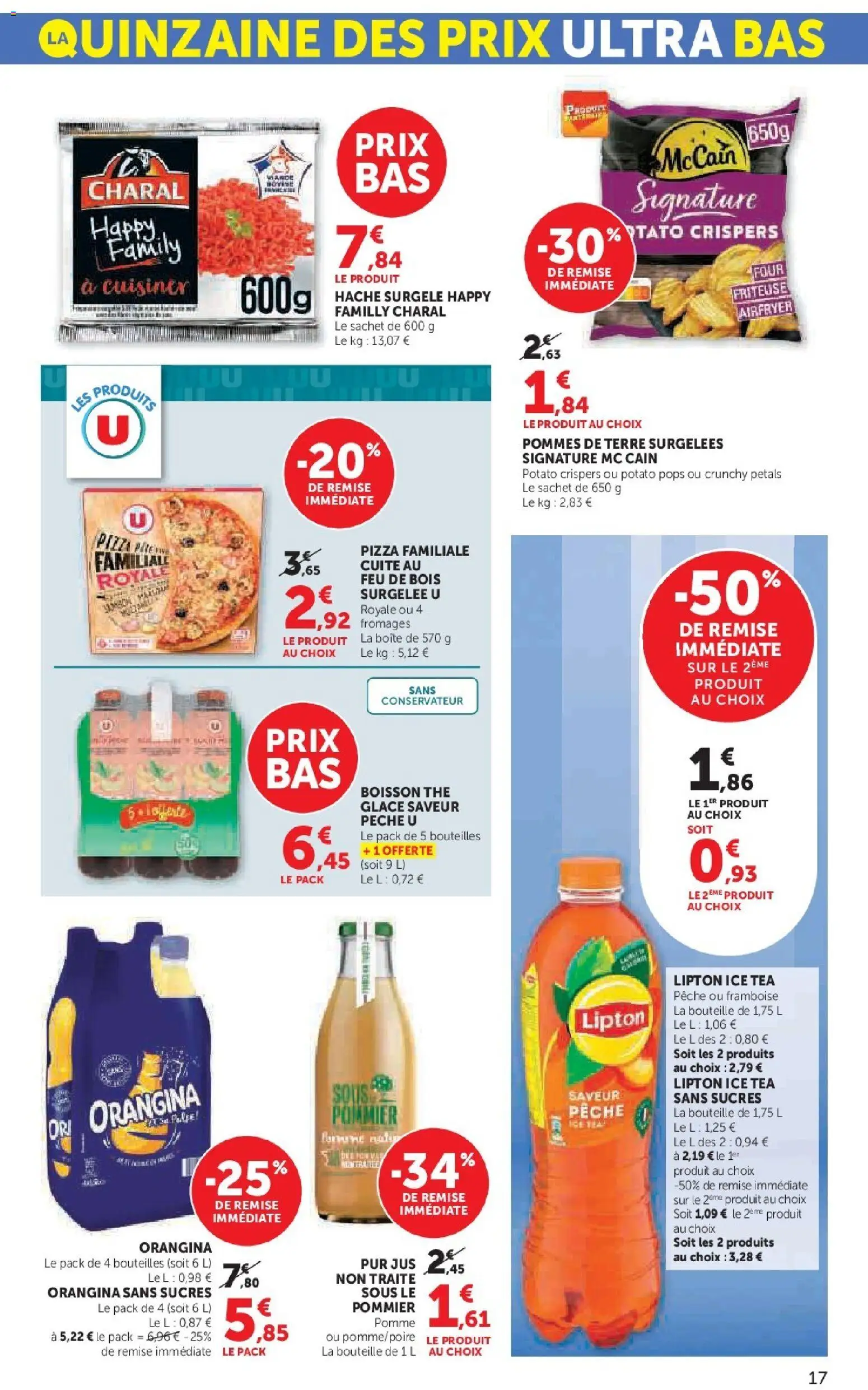 {H1} | Page: 17 | Produits: Four, Thé glacé, Pommes, Thé