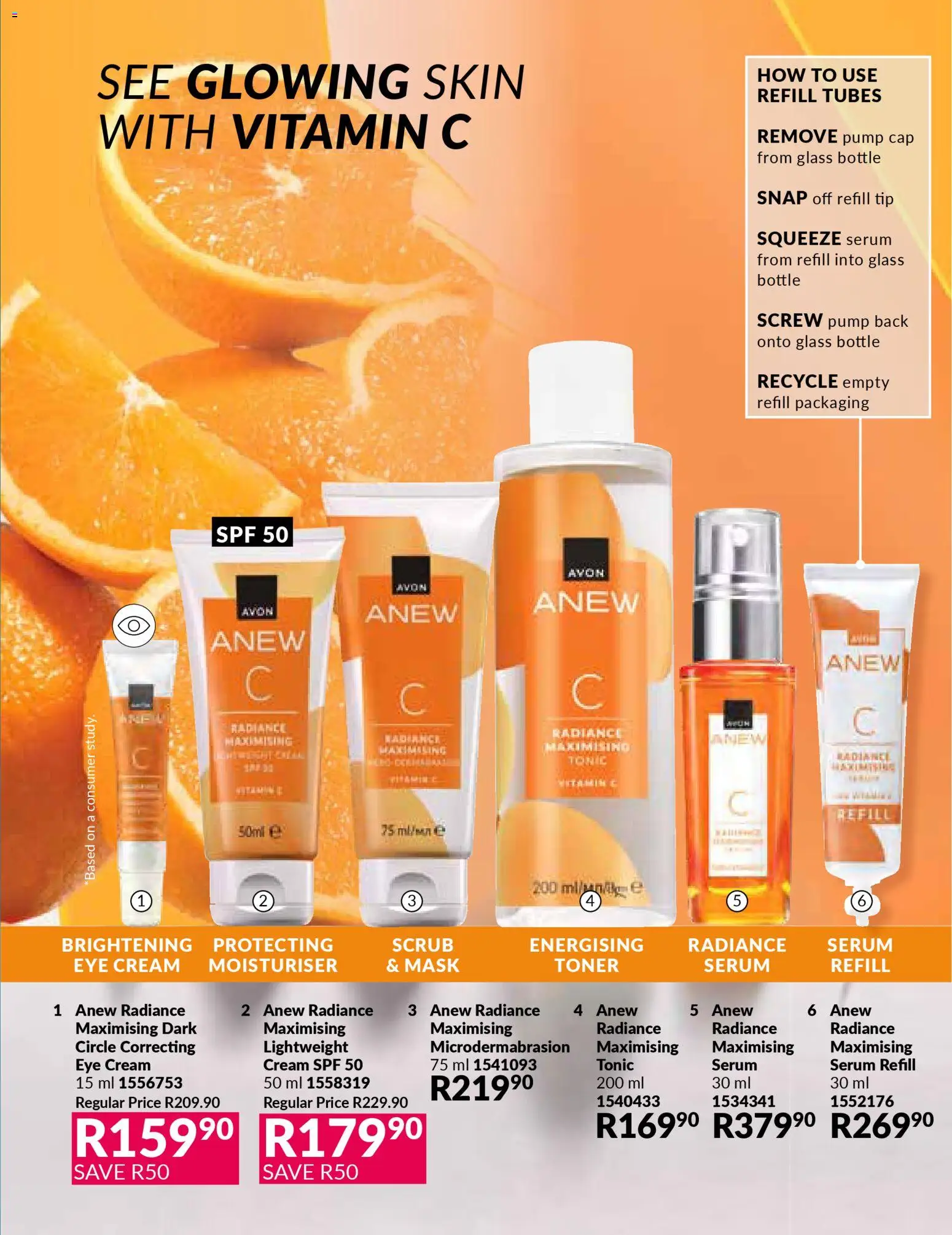 New Avon catalogue – valid from 01.12.2025 | Page: 125 | Products: Serum, Toner, Tonic, Cream