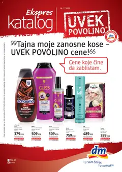 DM Drogerie katalog - pregled DM Drogerie kataloga - važi od 16.07.2025