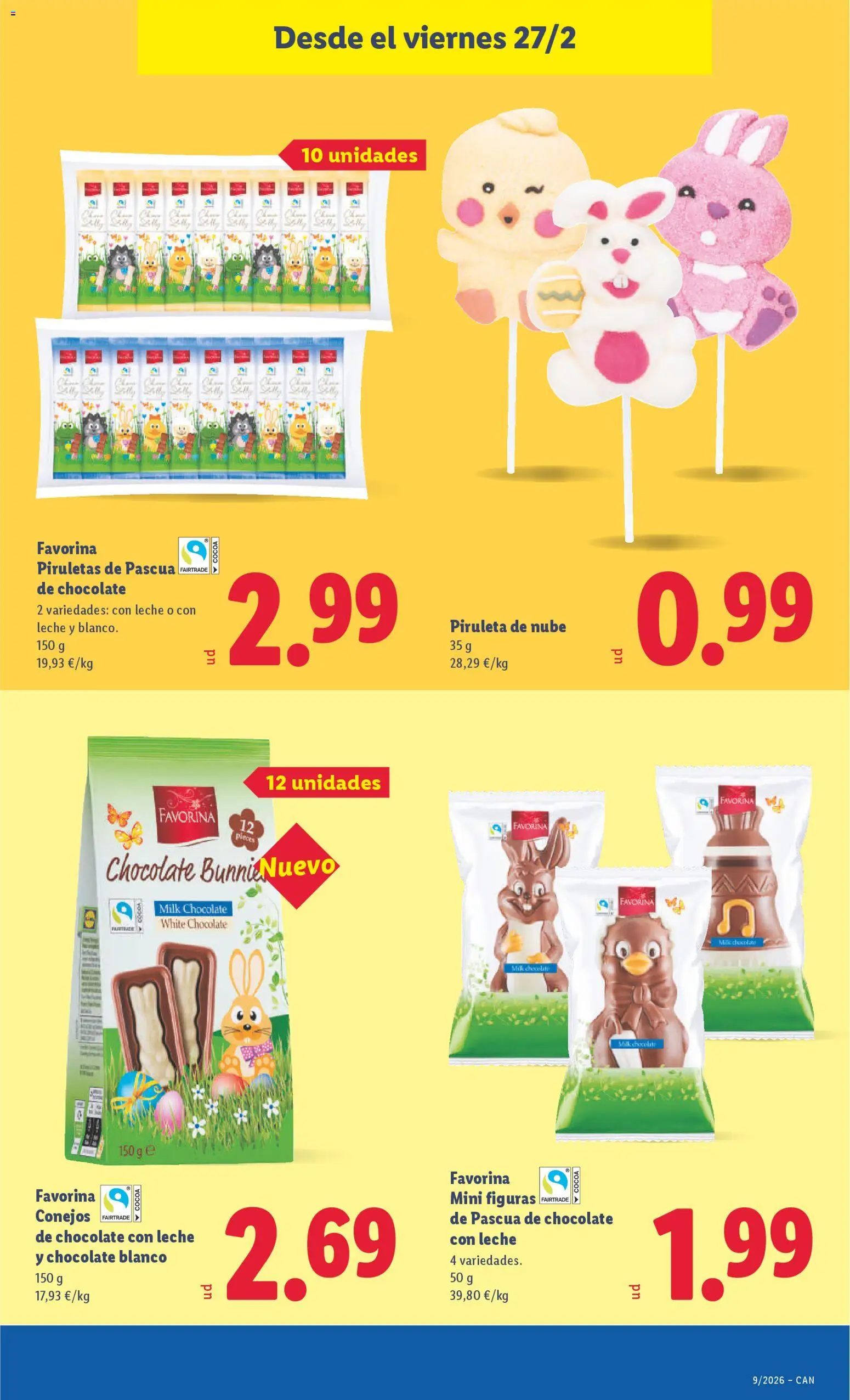 Lidl - Canarias │ válido desde el 23.02.2026 | Página: 31 | Productos: Leche, Chocolate, Chocolate con leche