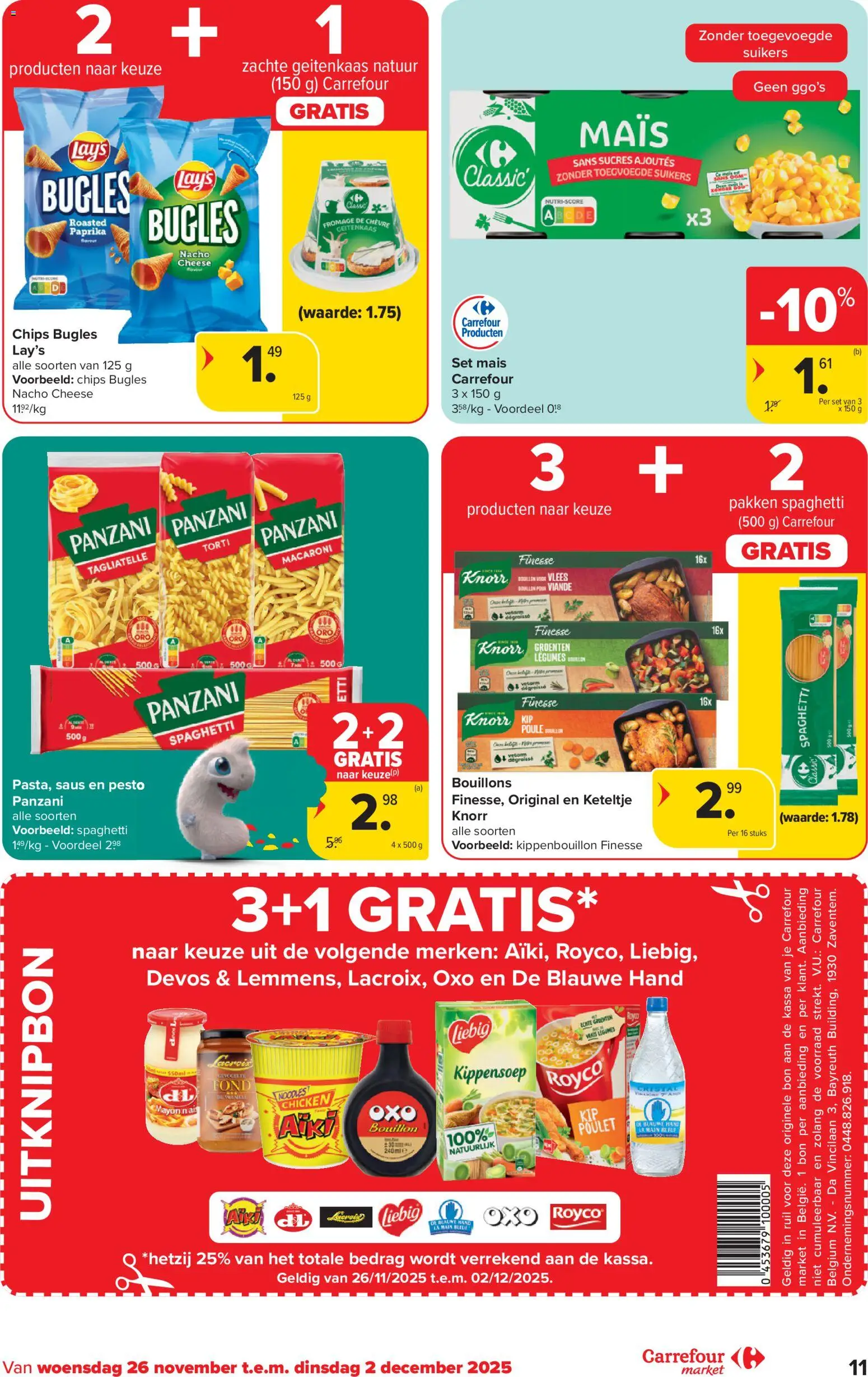 {H1} | Pagina: 11 | Producten: Macaroni, Chips, Vegán termékek, Saus
